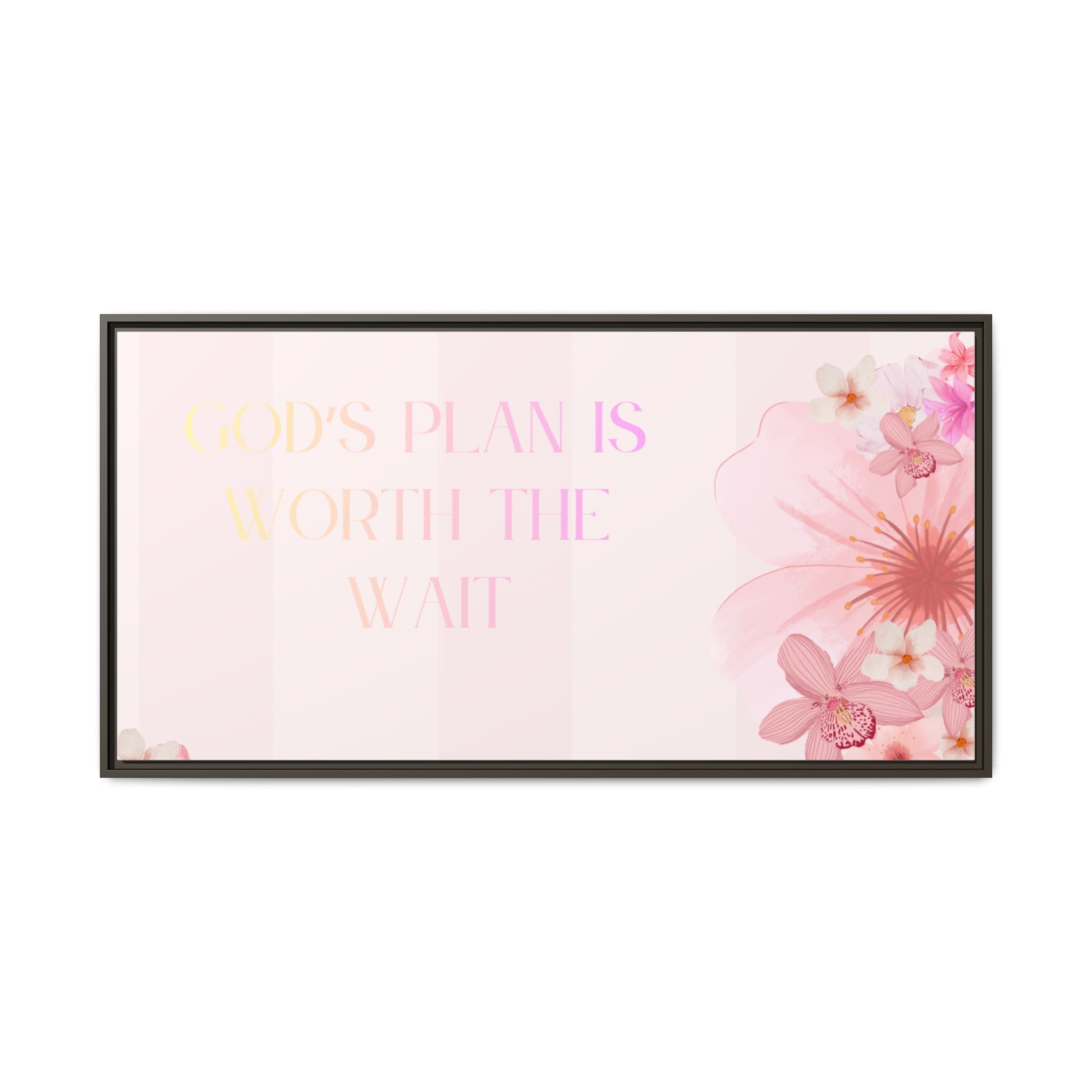 God’s plan canvas