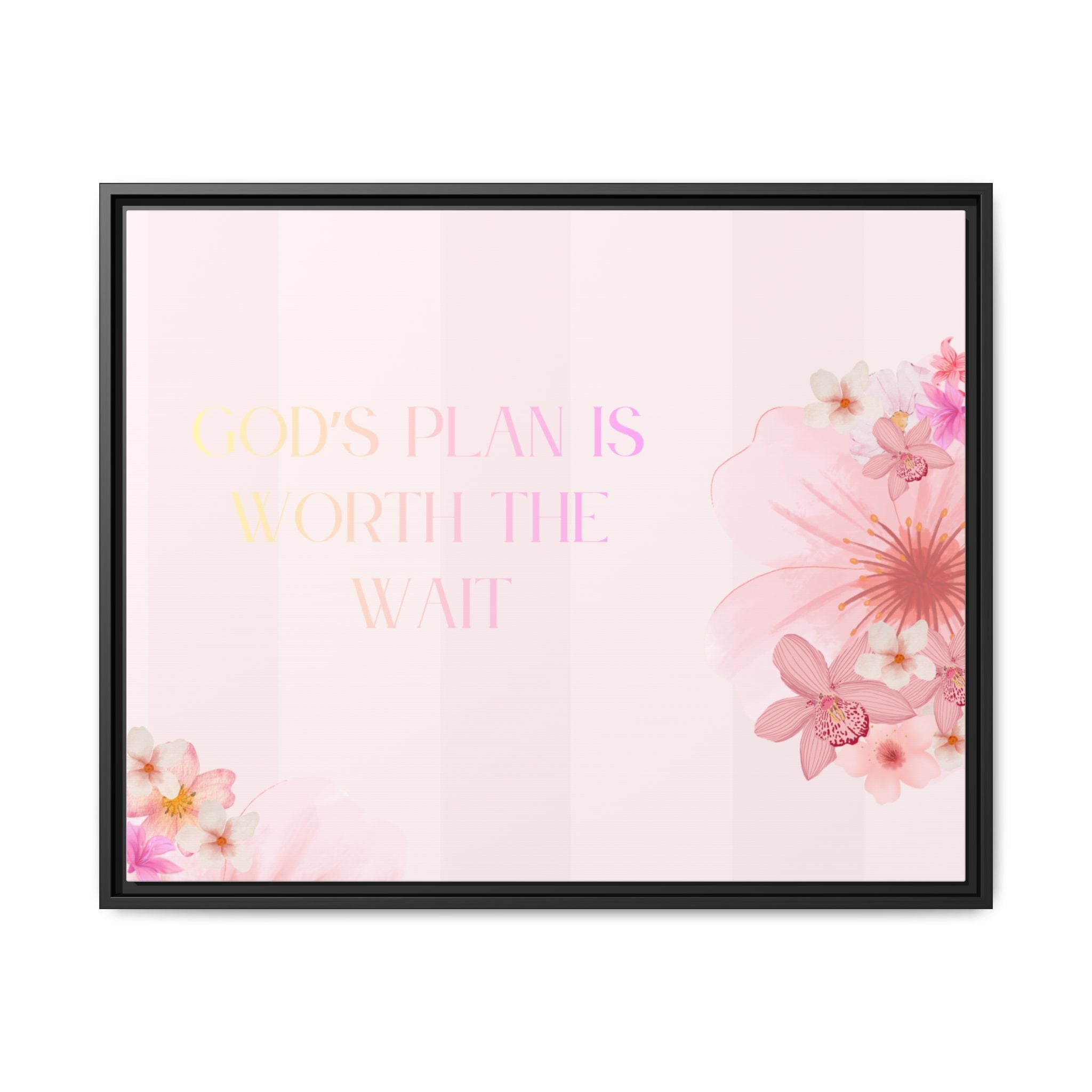 God’s plan canvas