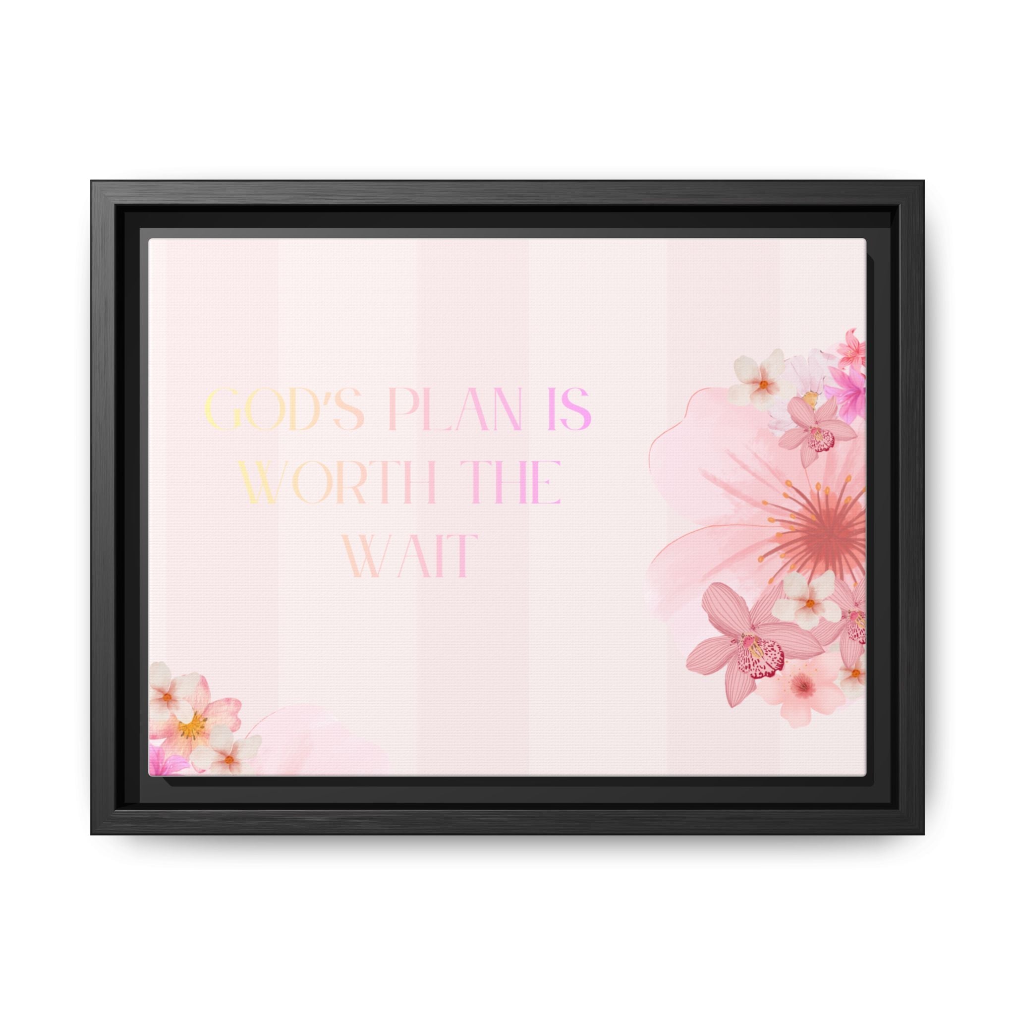 God’s plan canvas