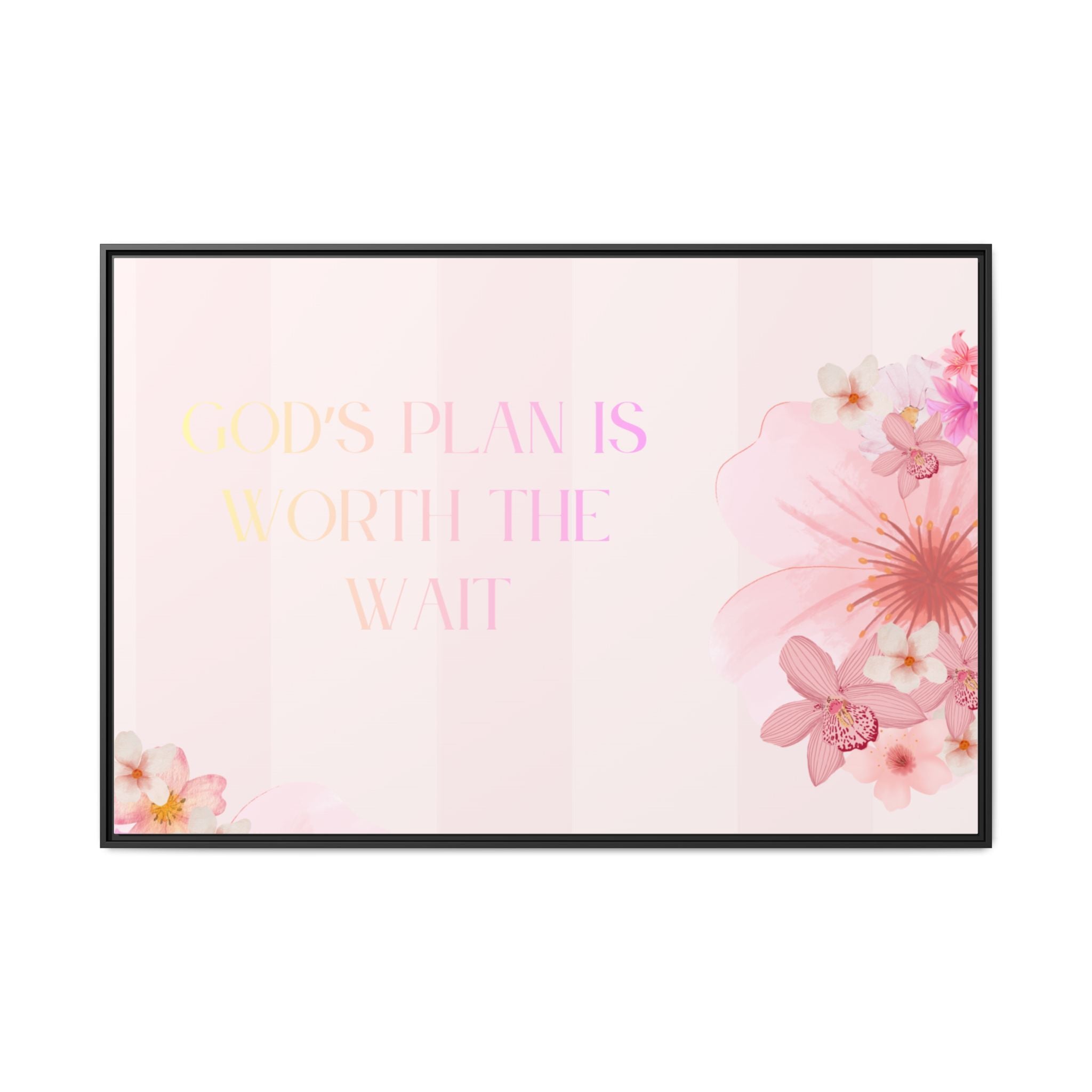 God’s plan canvas