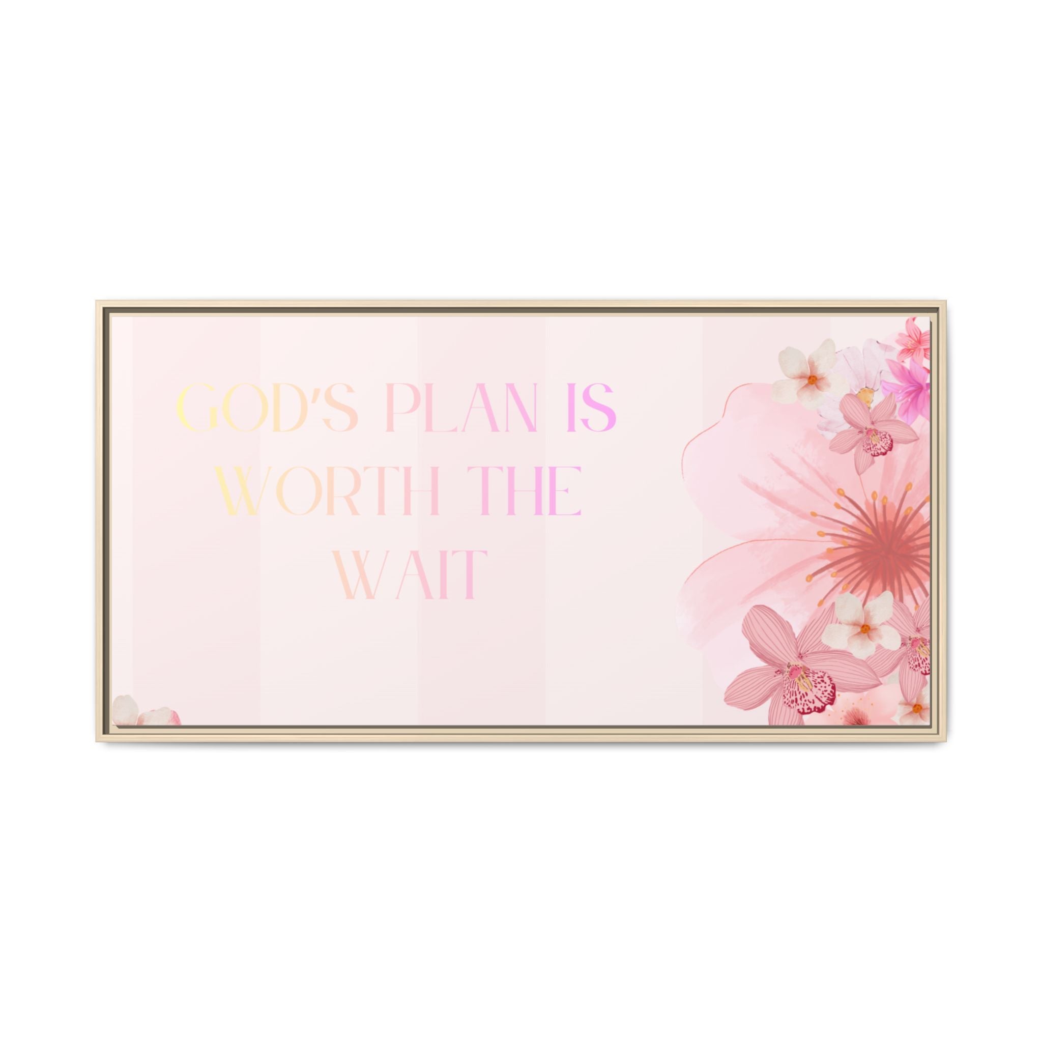 God’s plan canvas