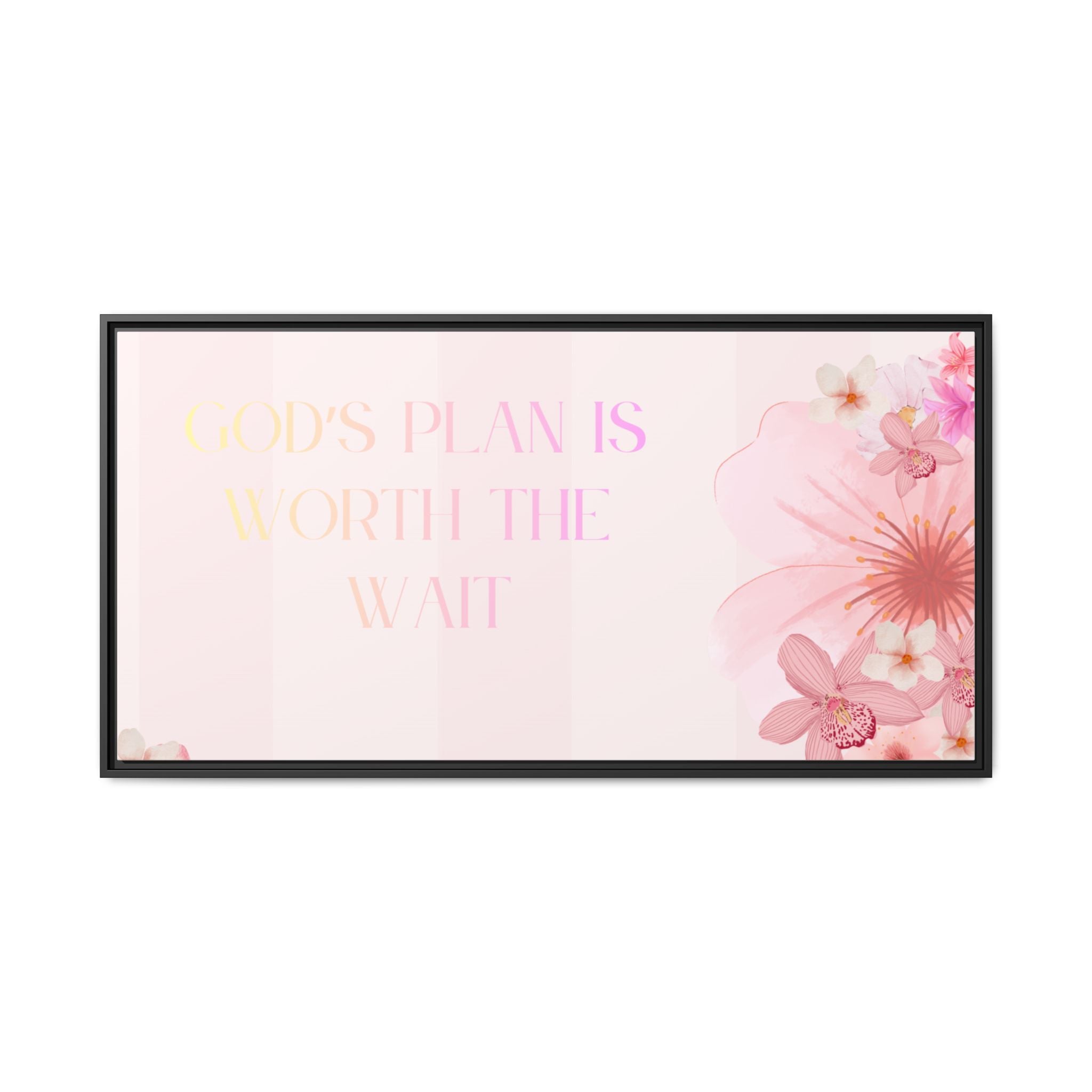 God’s plan canvas