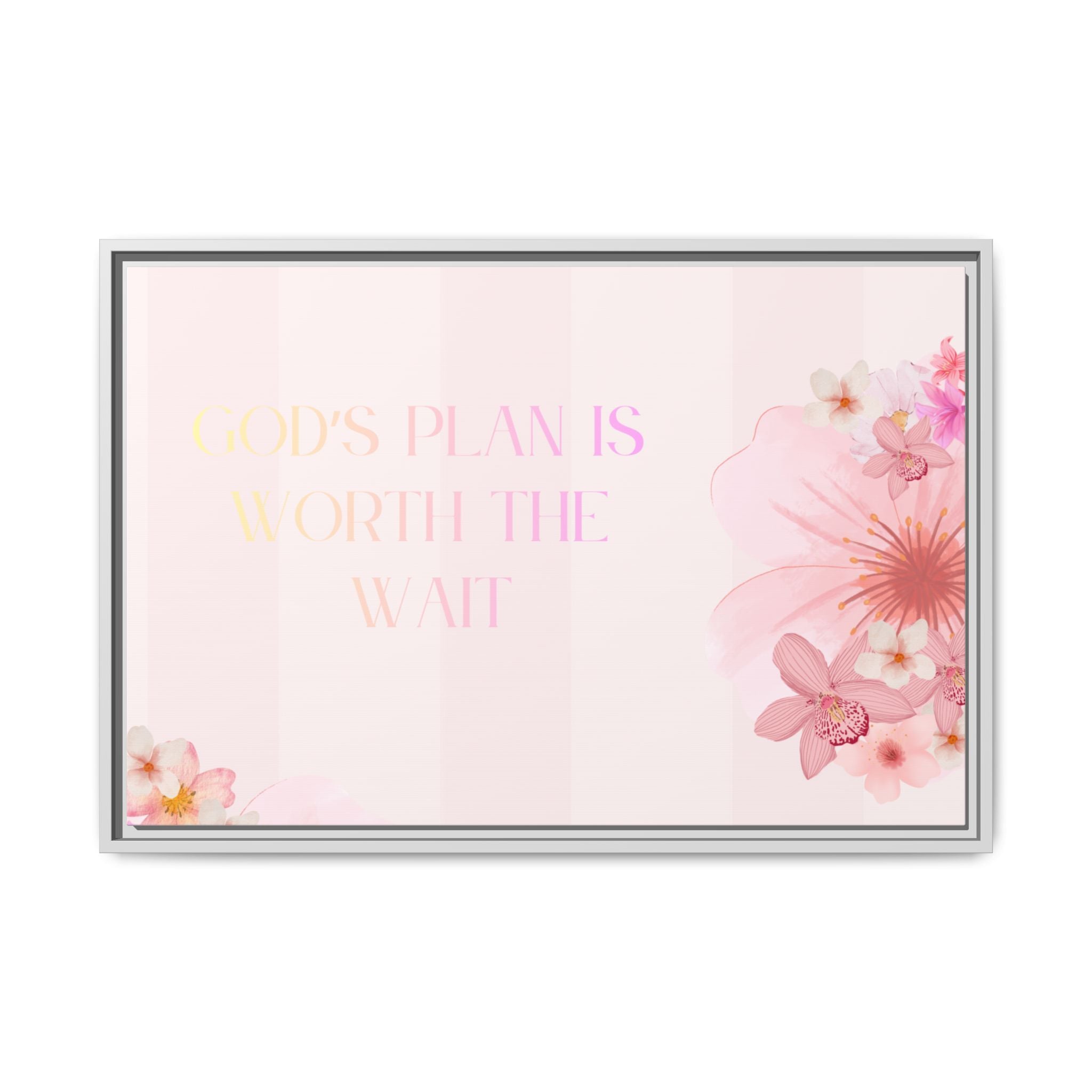 God’s plan canvas