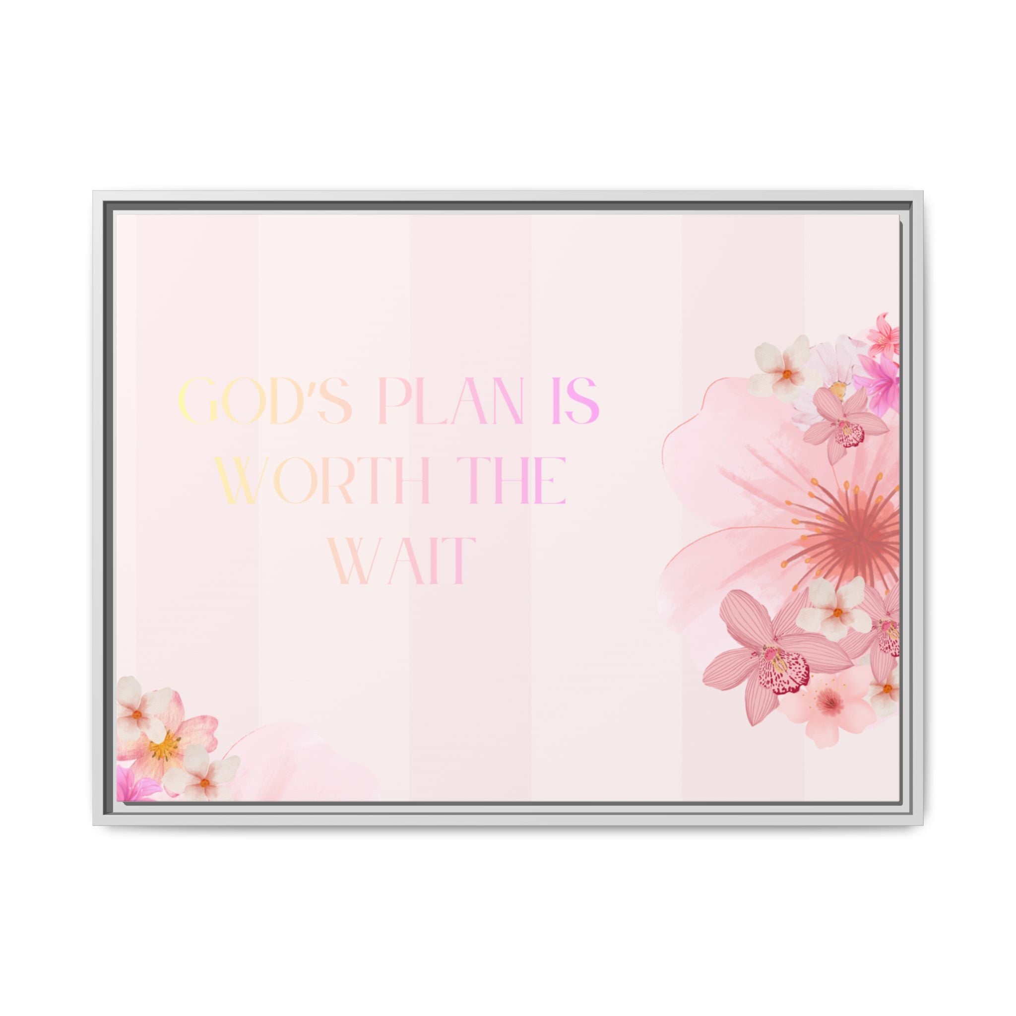God’s plan canvas