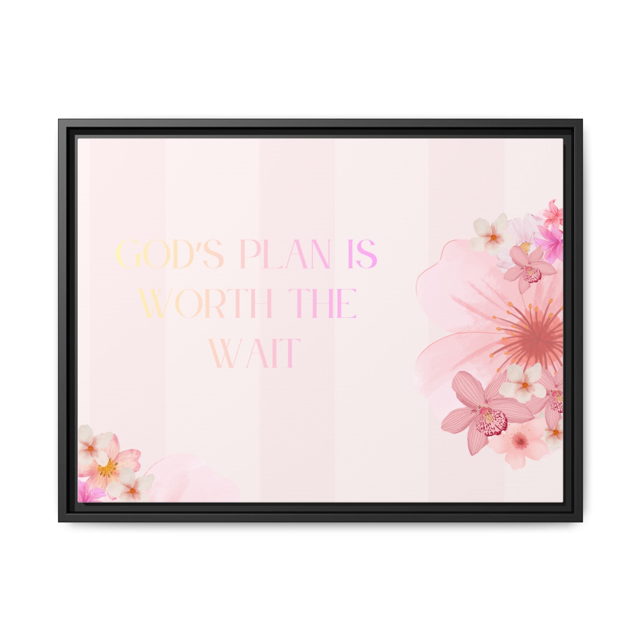 God’s plan canvas