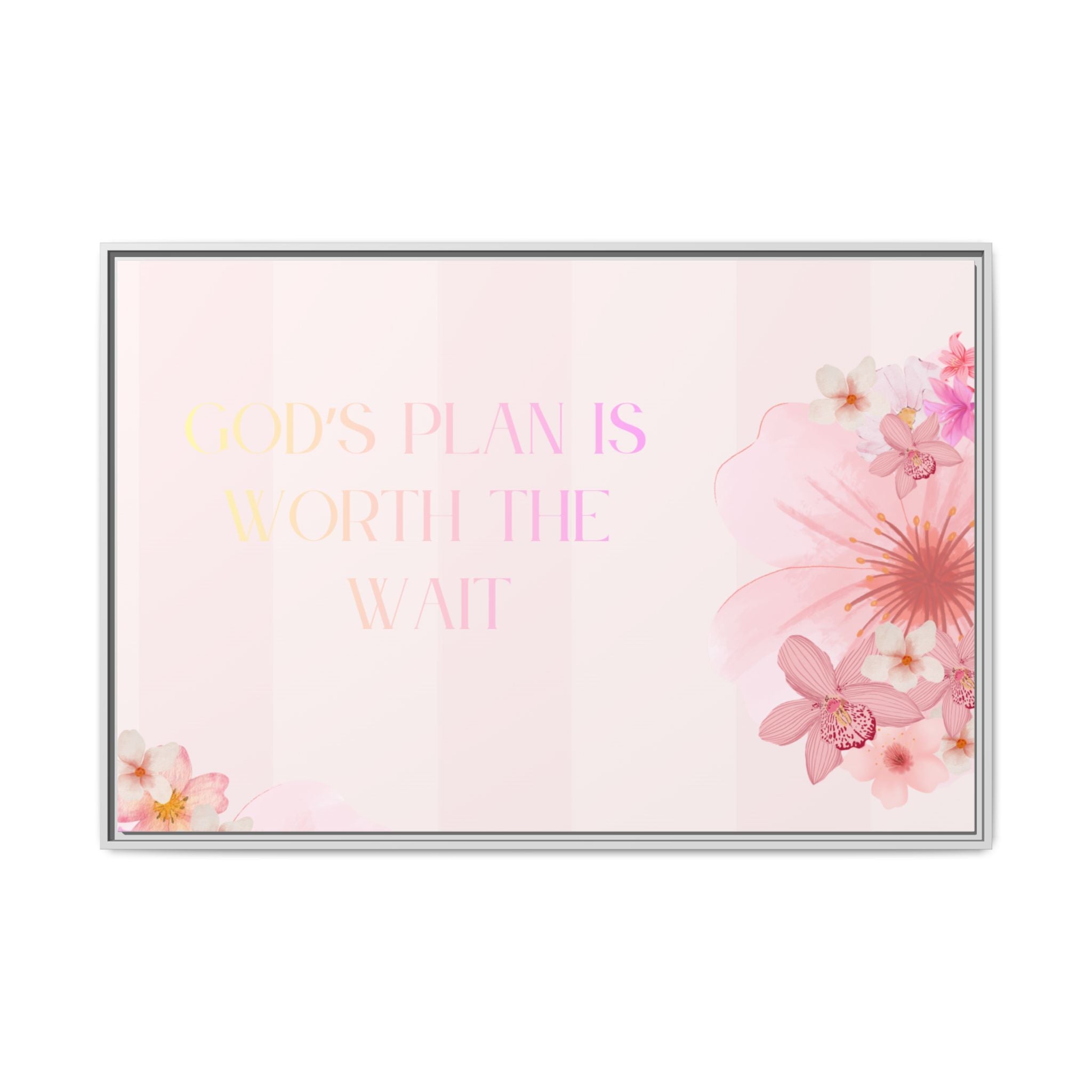 God’s plan canvas