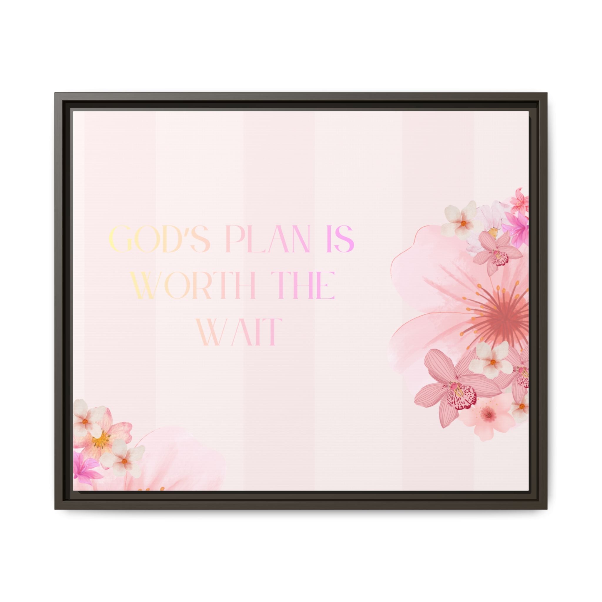 God’s plan canvas