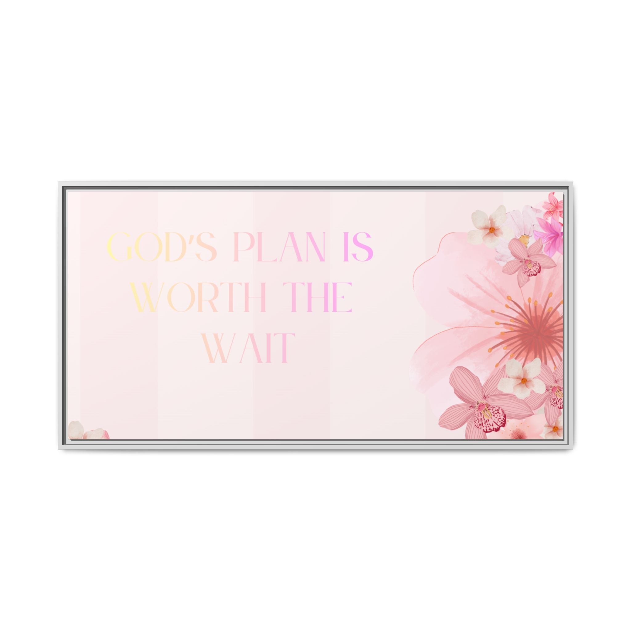God’s plan canvas