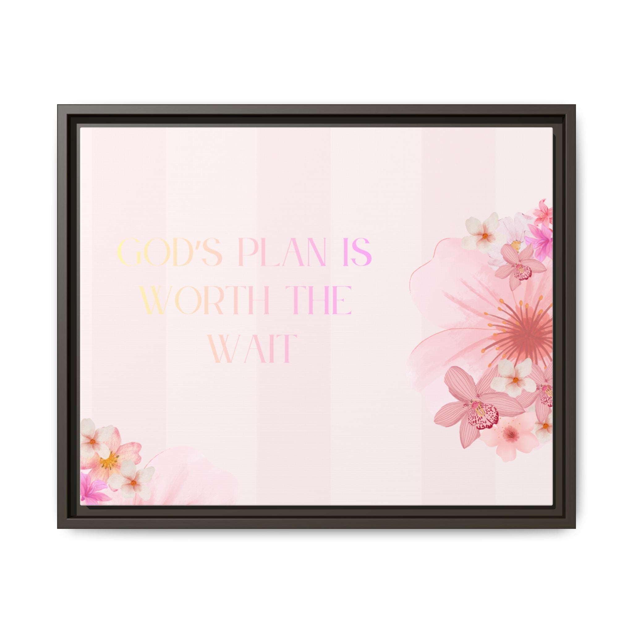 God’s plan canvas