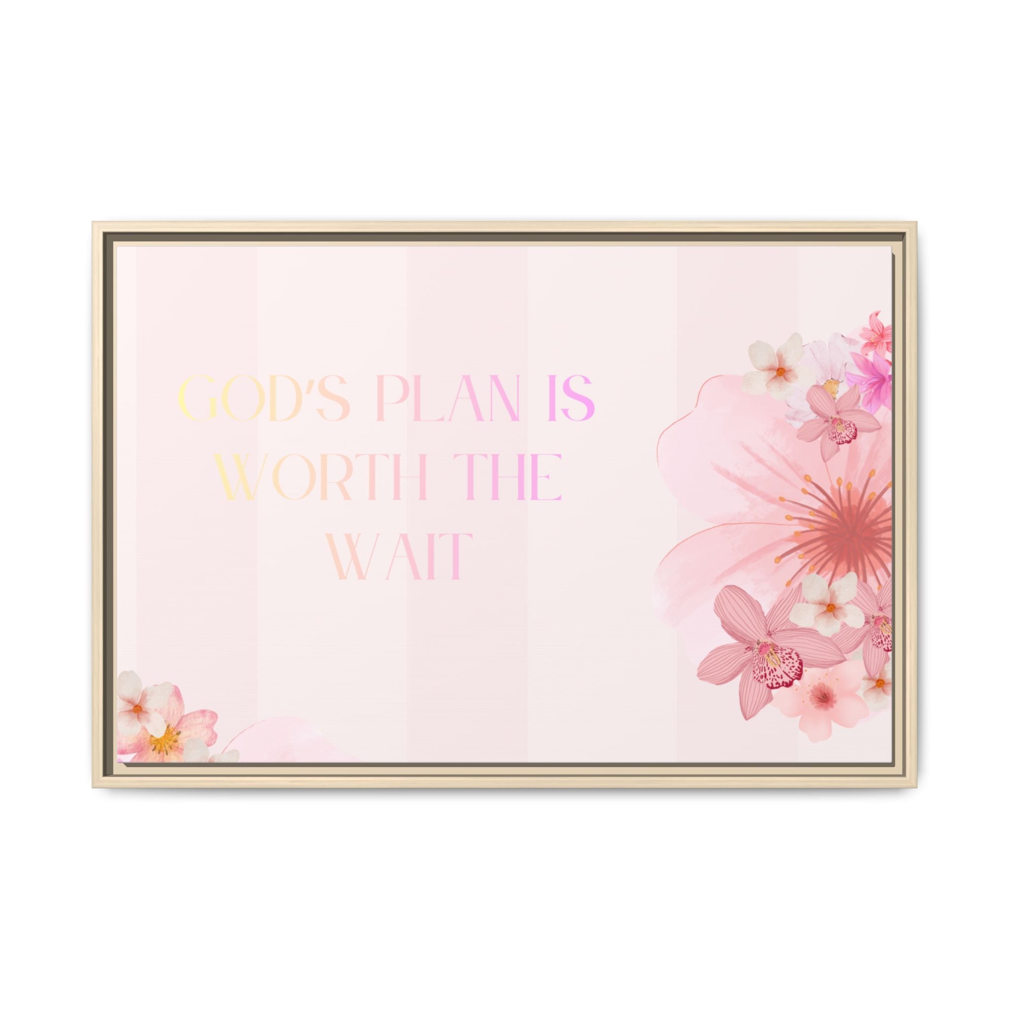 God’s plan canvas