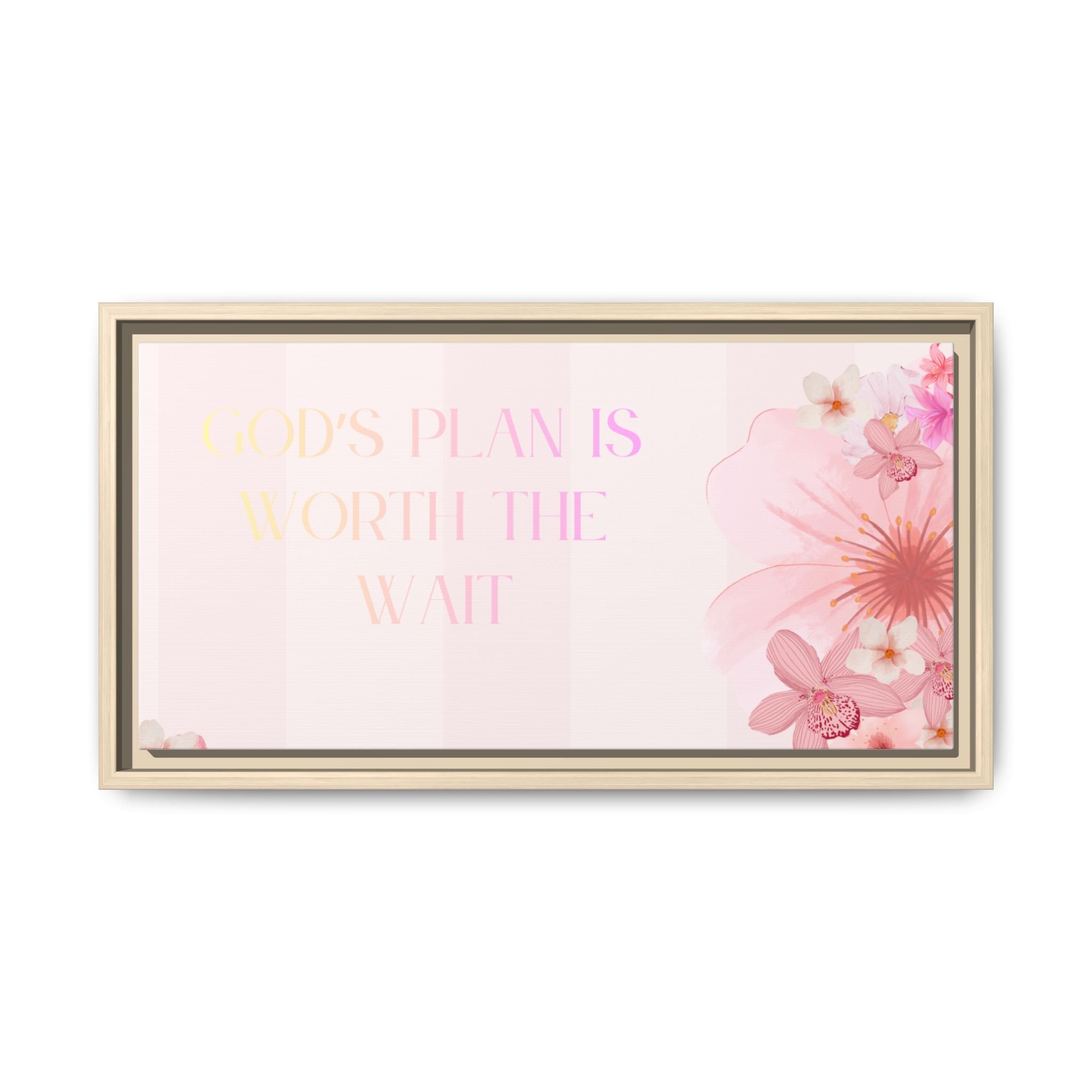 God’s plan canvas