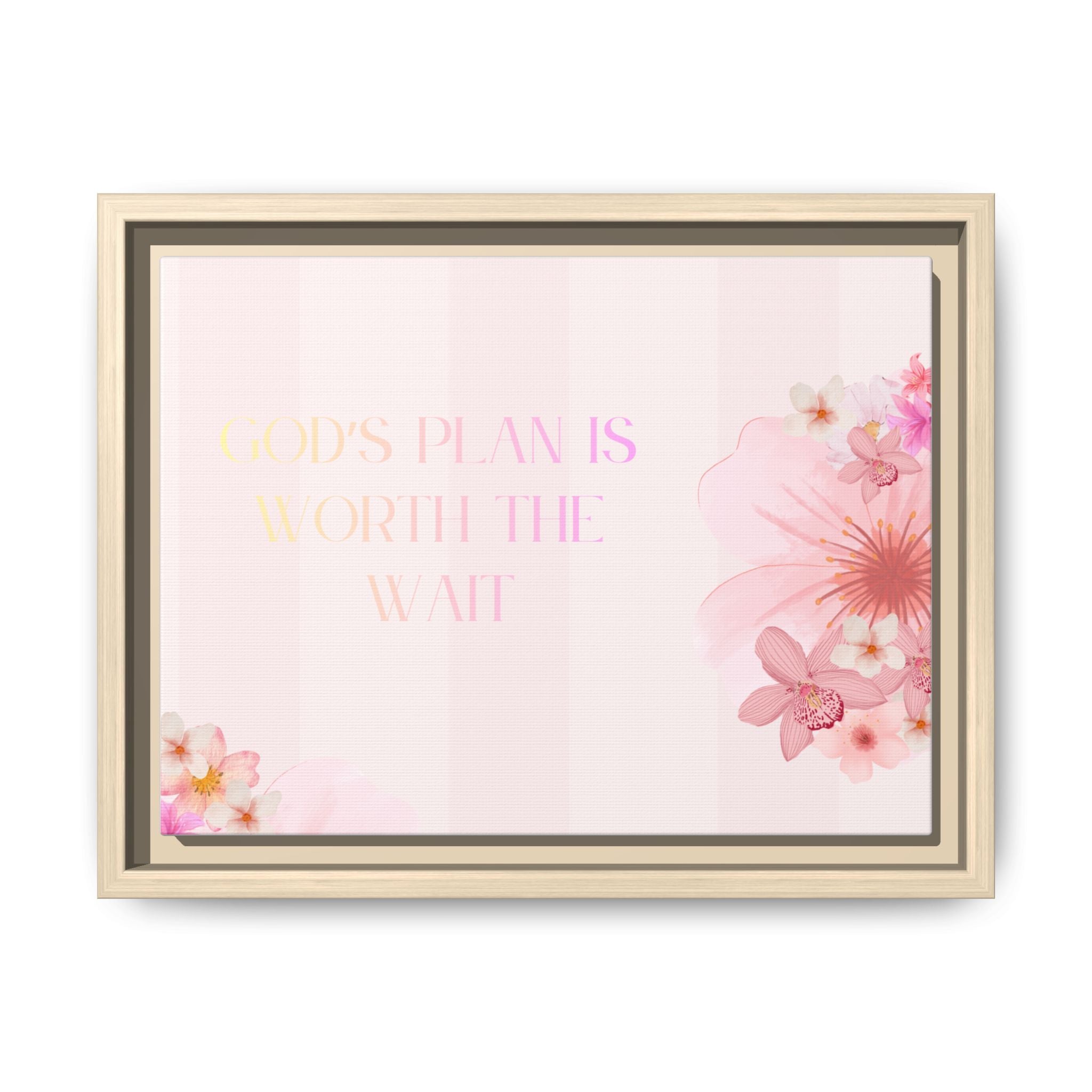 God’s plan canvas