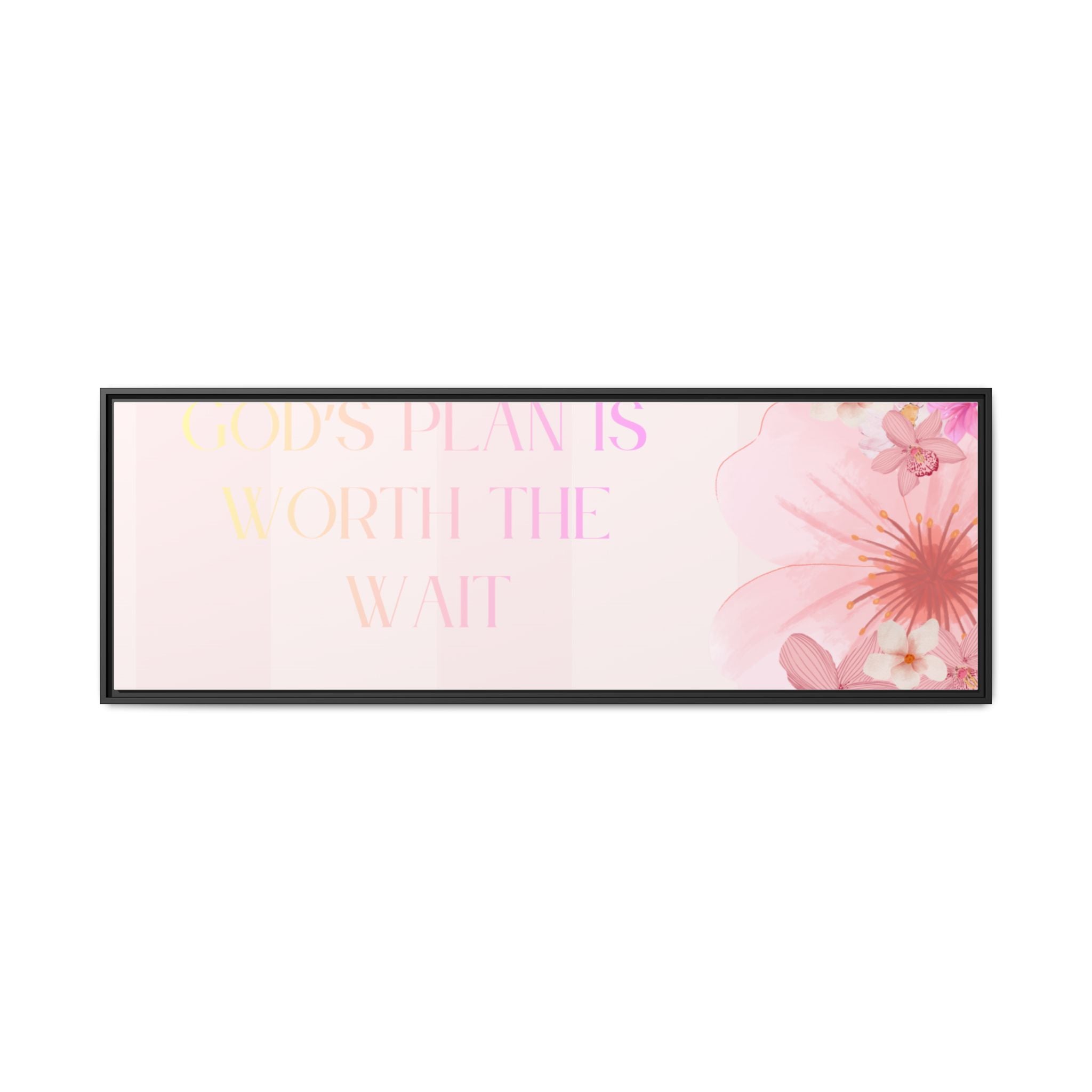 God’s plan canvas