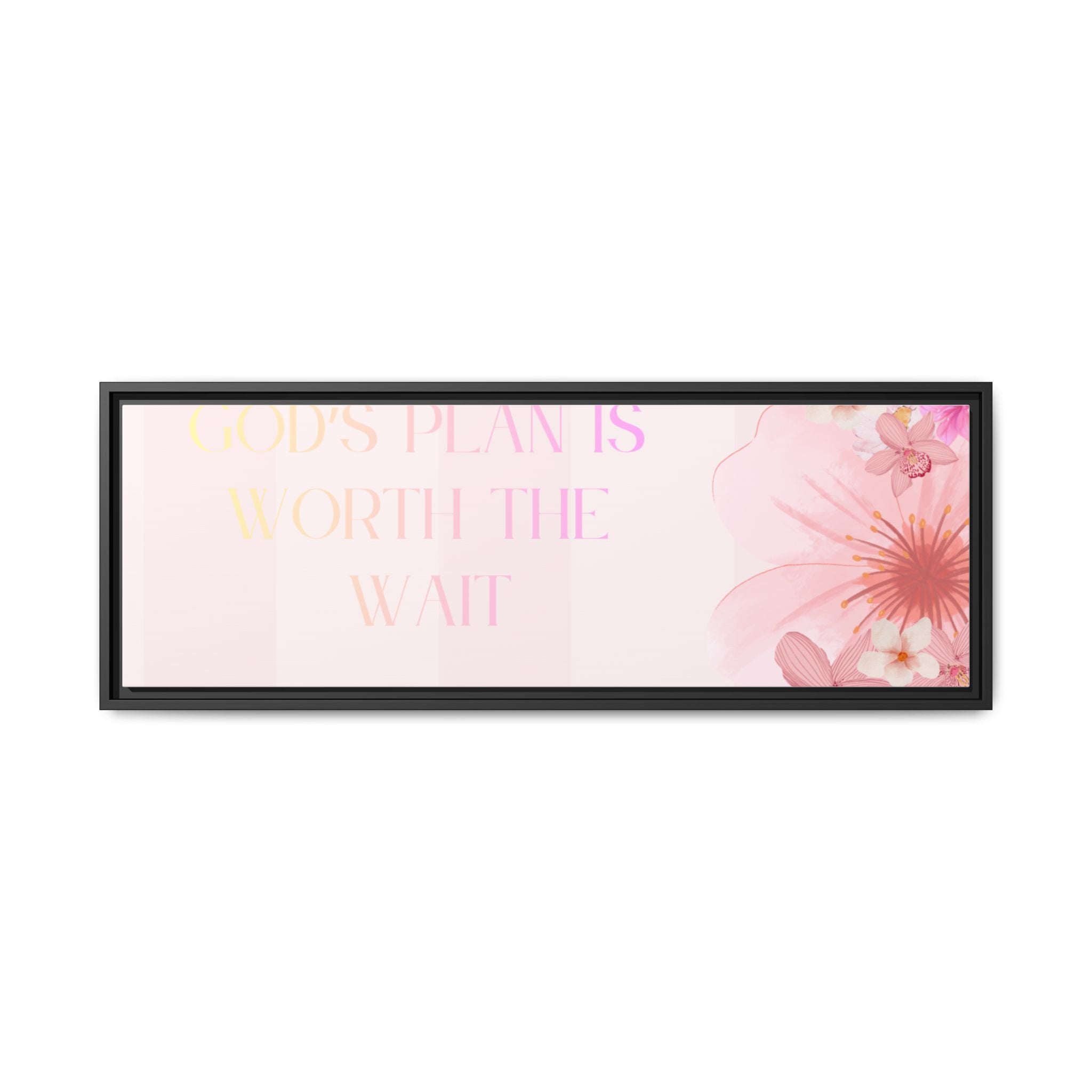 God’s plan canvas