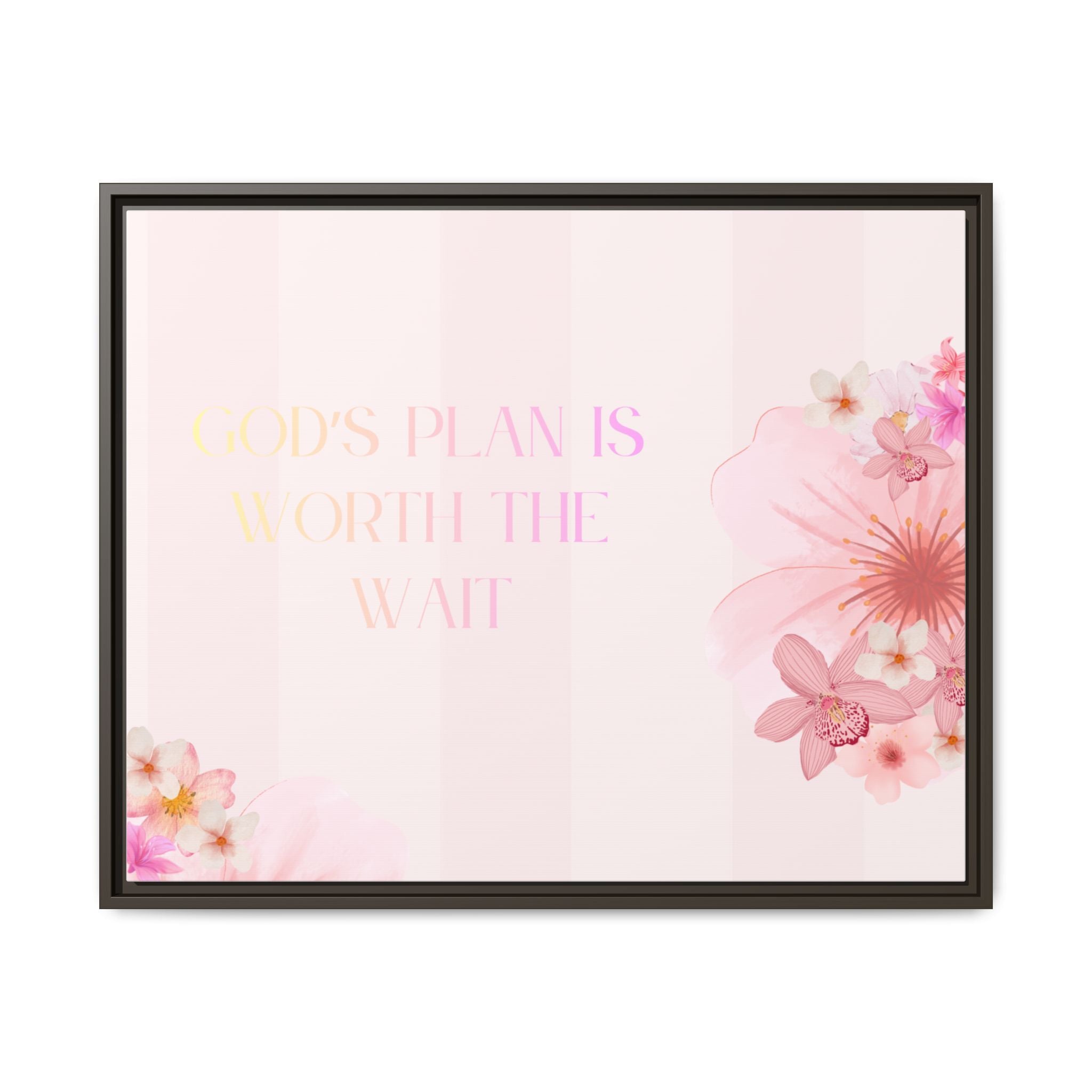 God’s plan canvas