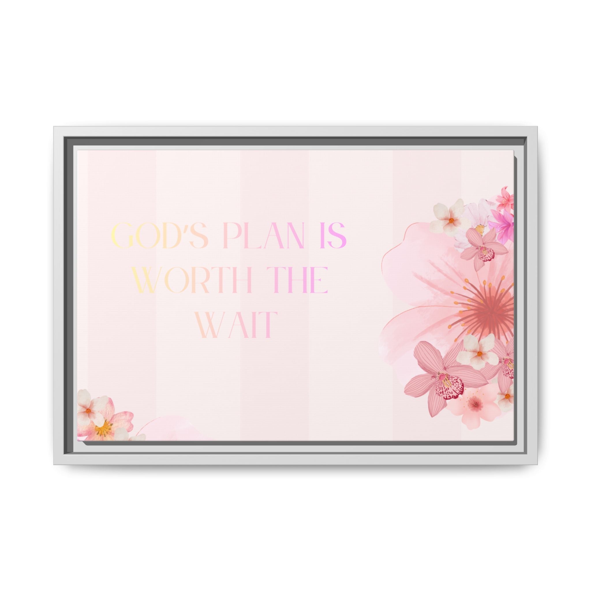 God’s plan canvas
