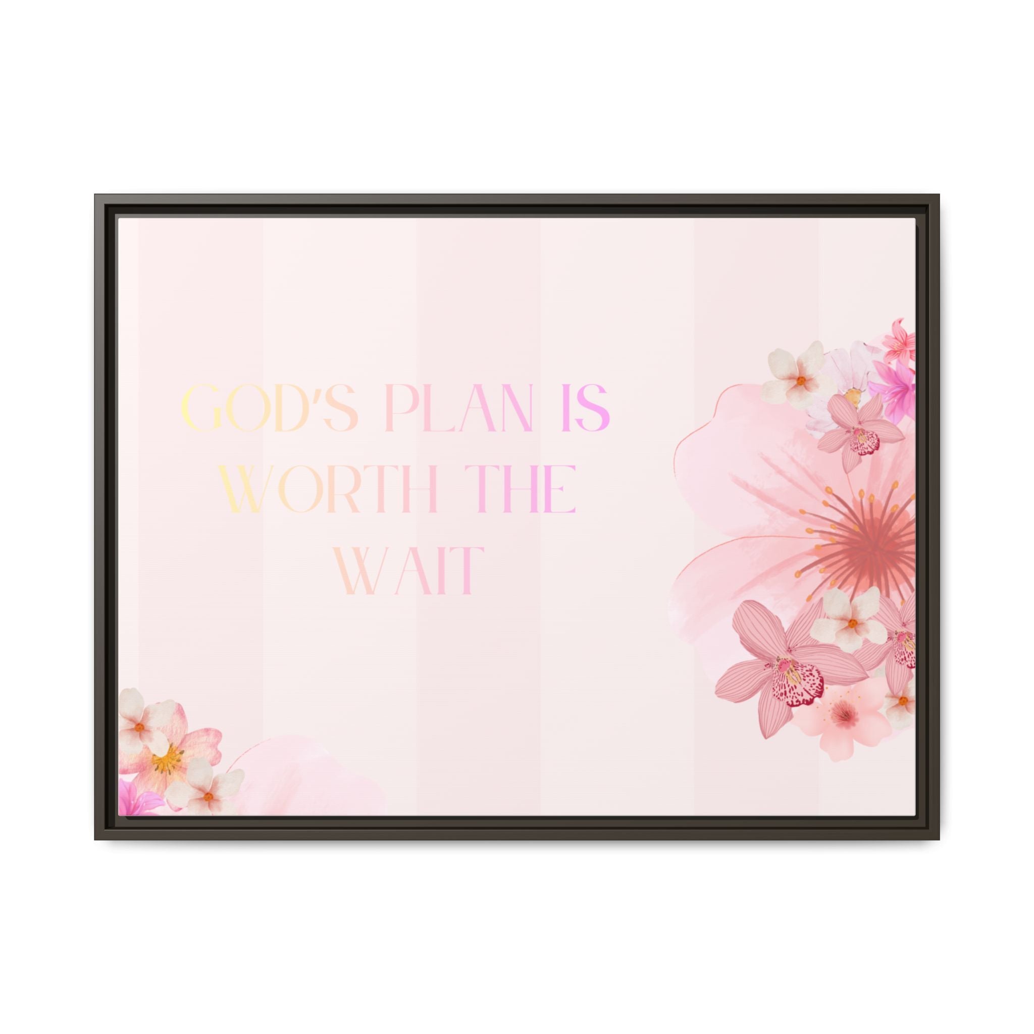 God’s plan canvas