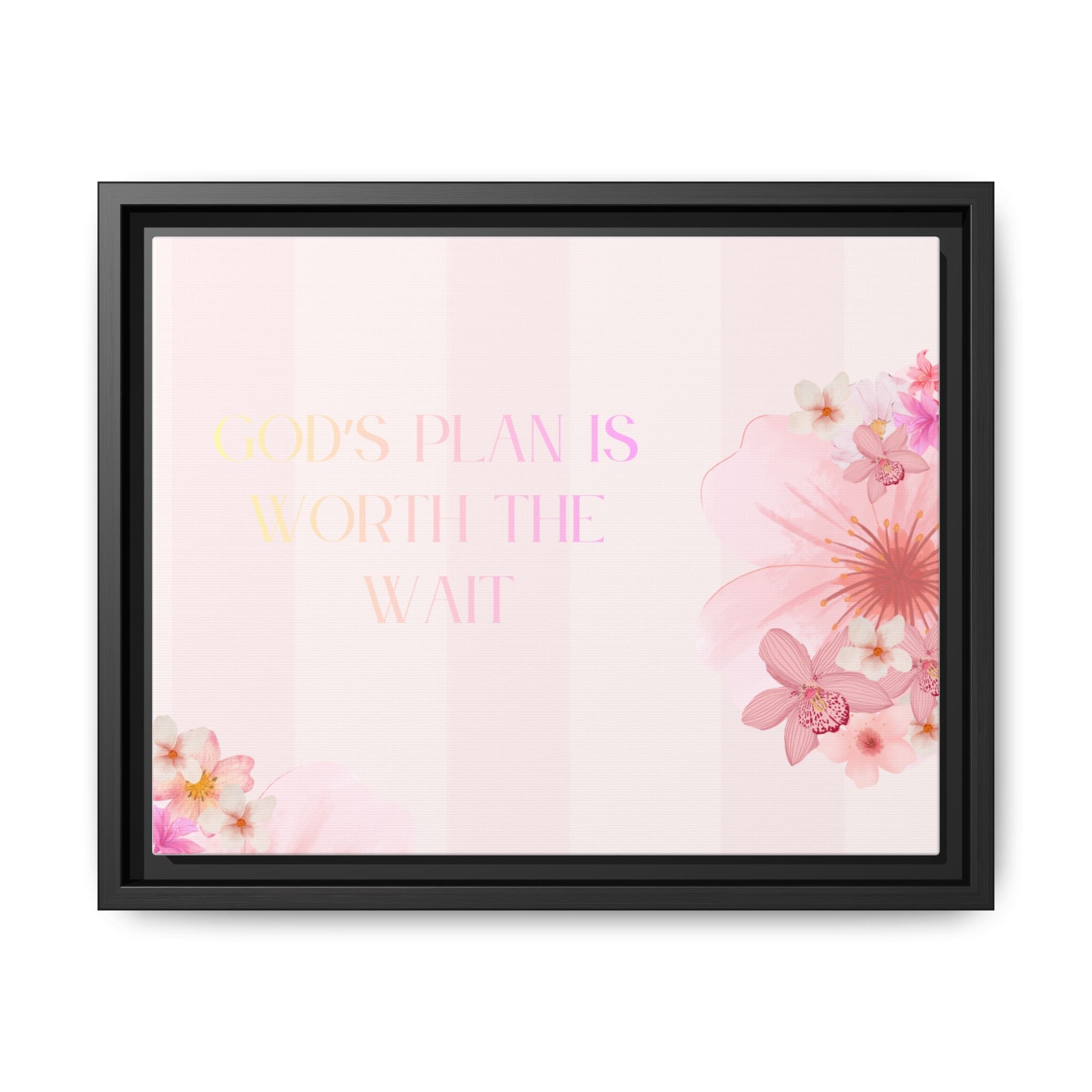 God’s plan canvas