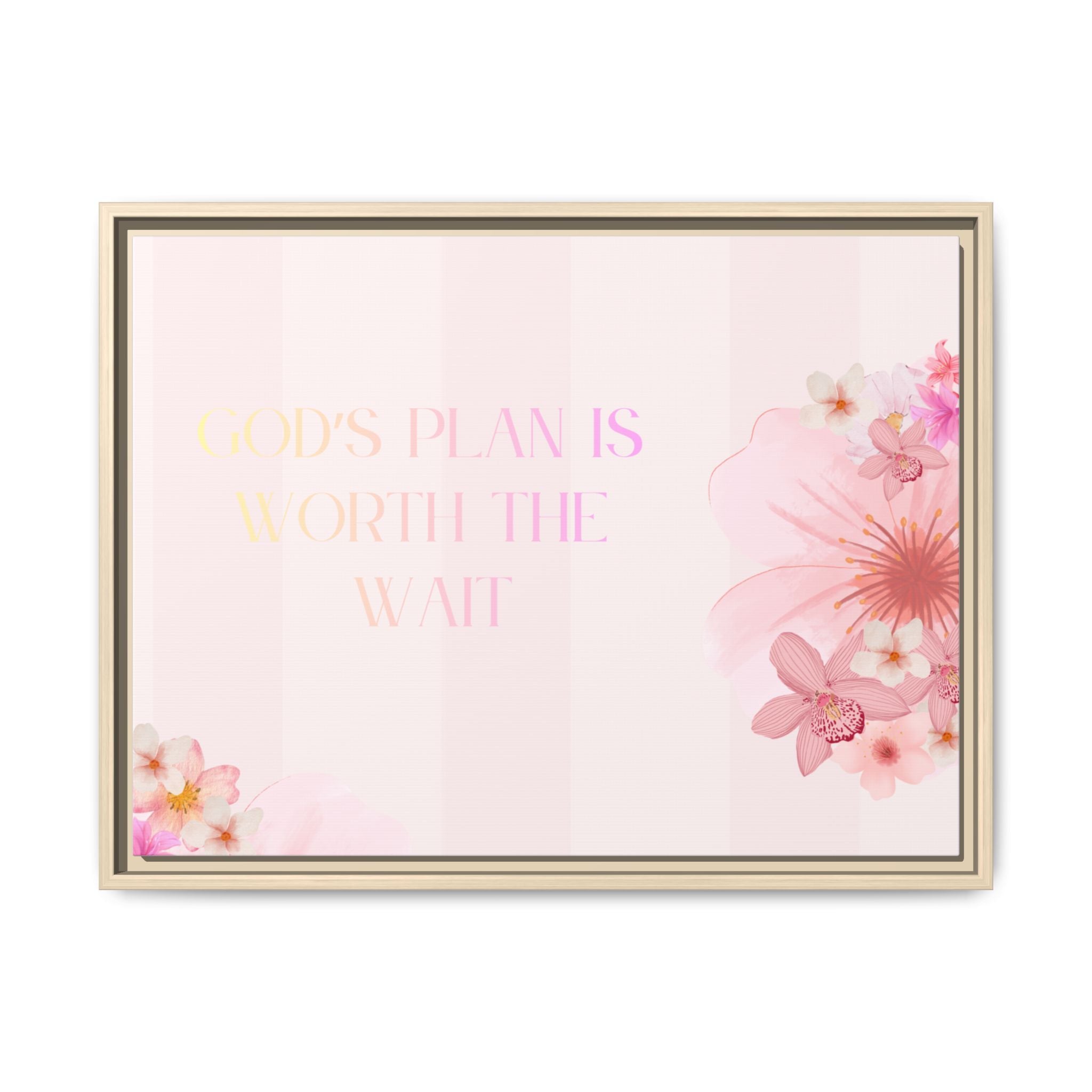 God’s plan canvas