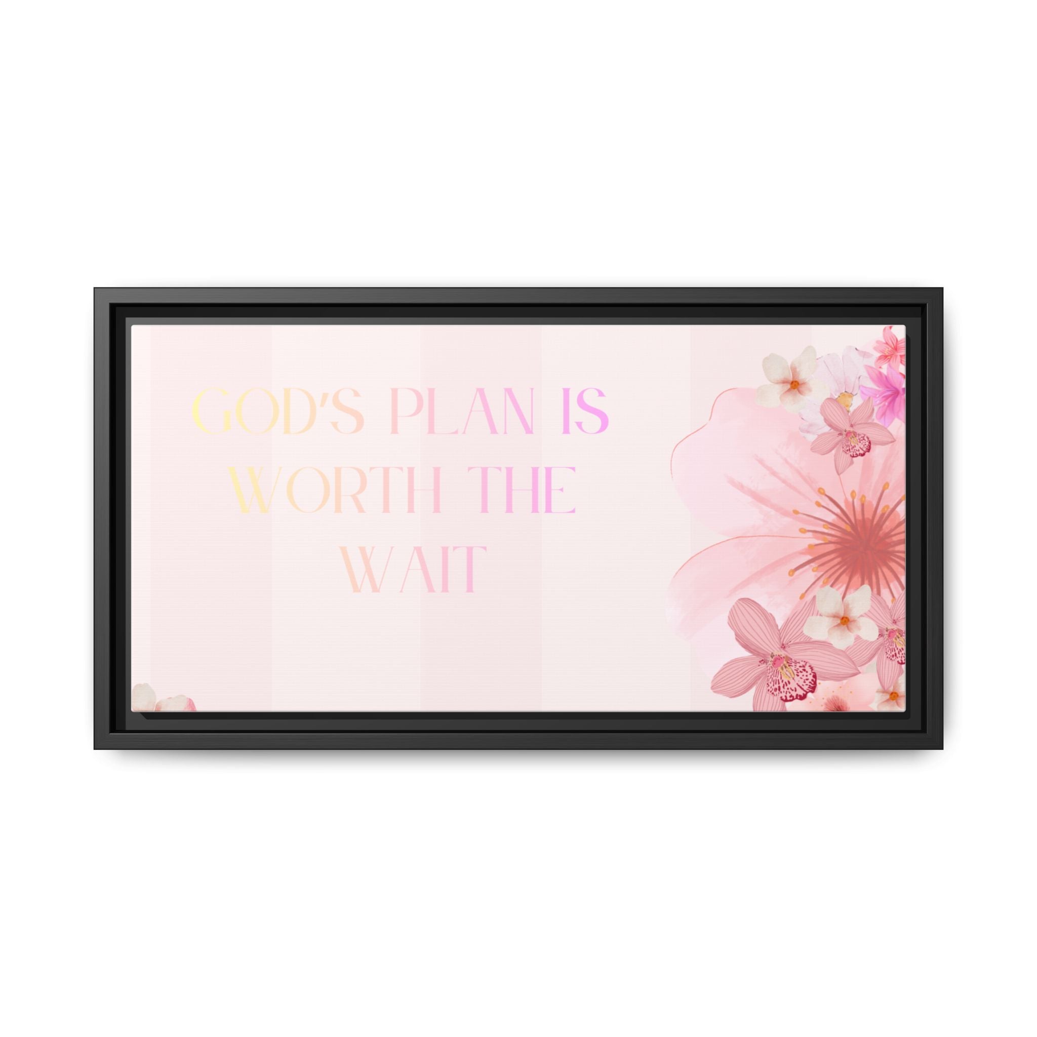 God’s plan canvas