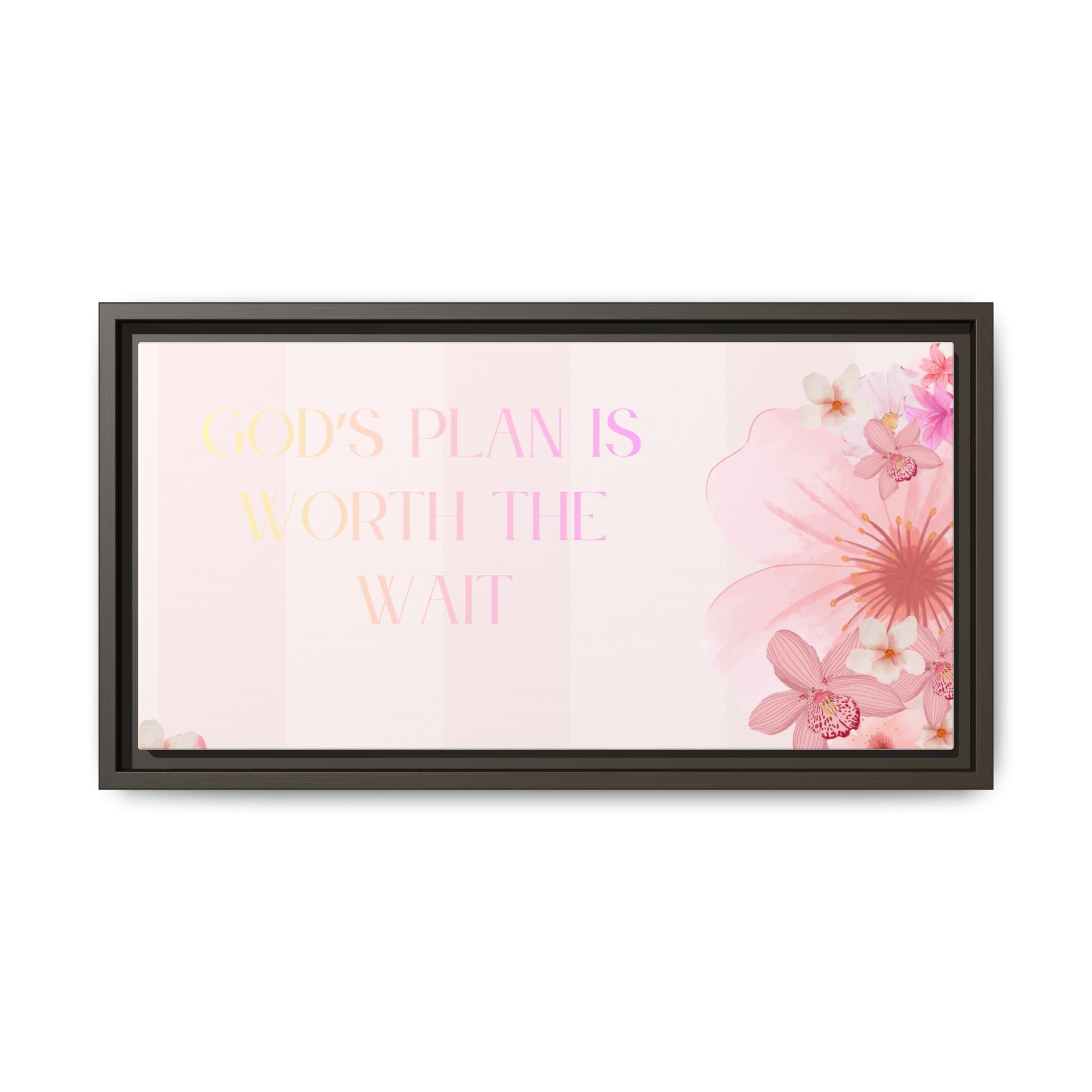 God’s plan canvas