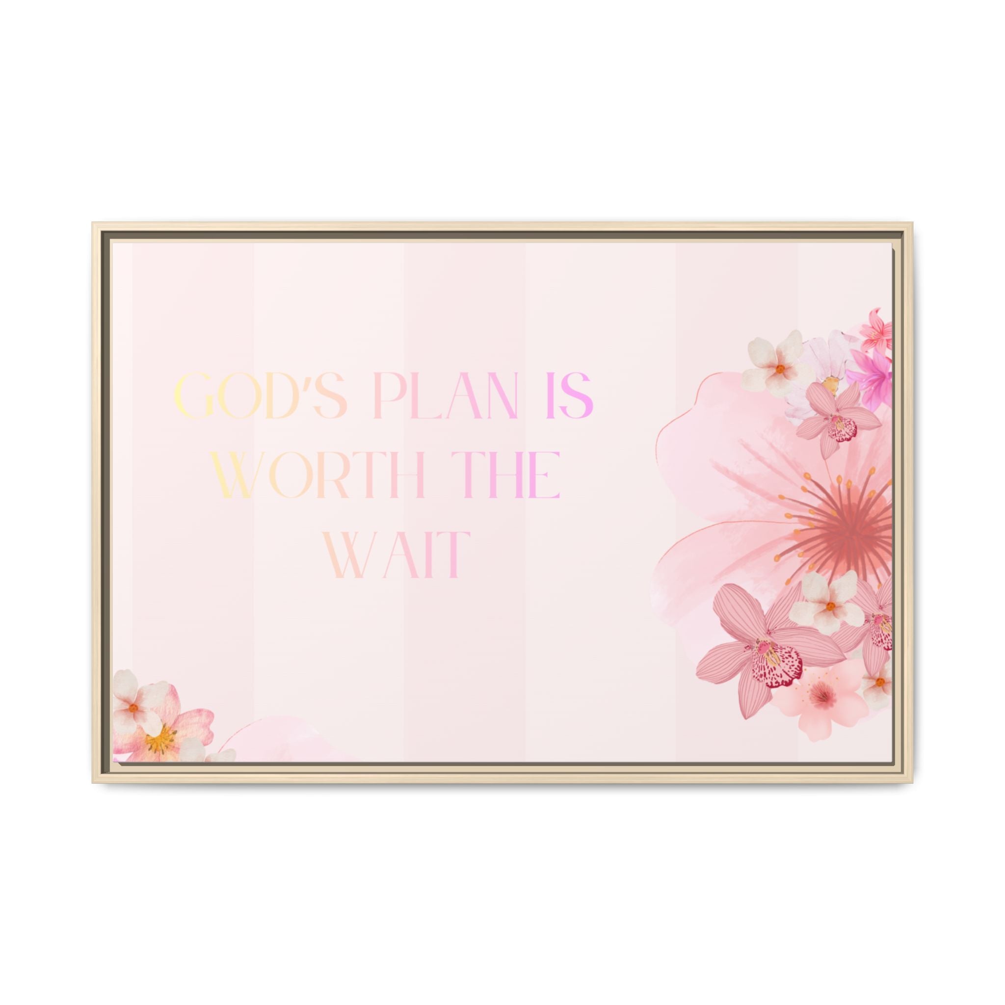 God’s plan canvas