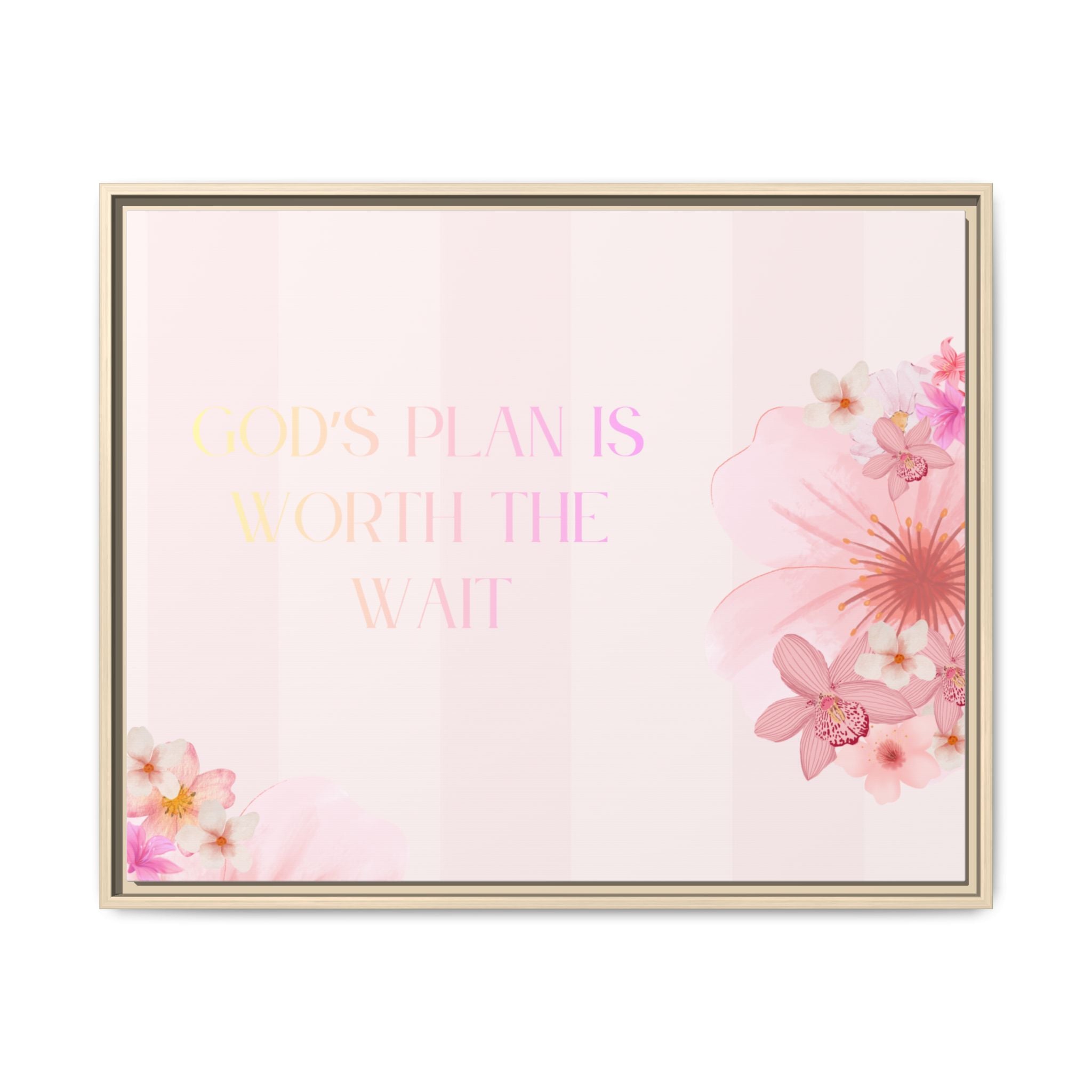 God’s plan canvas