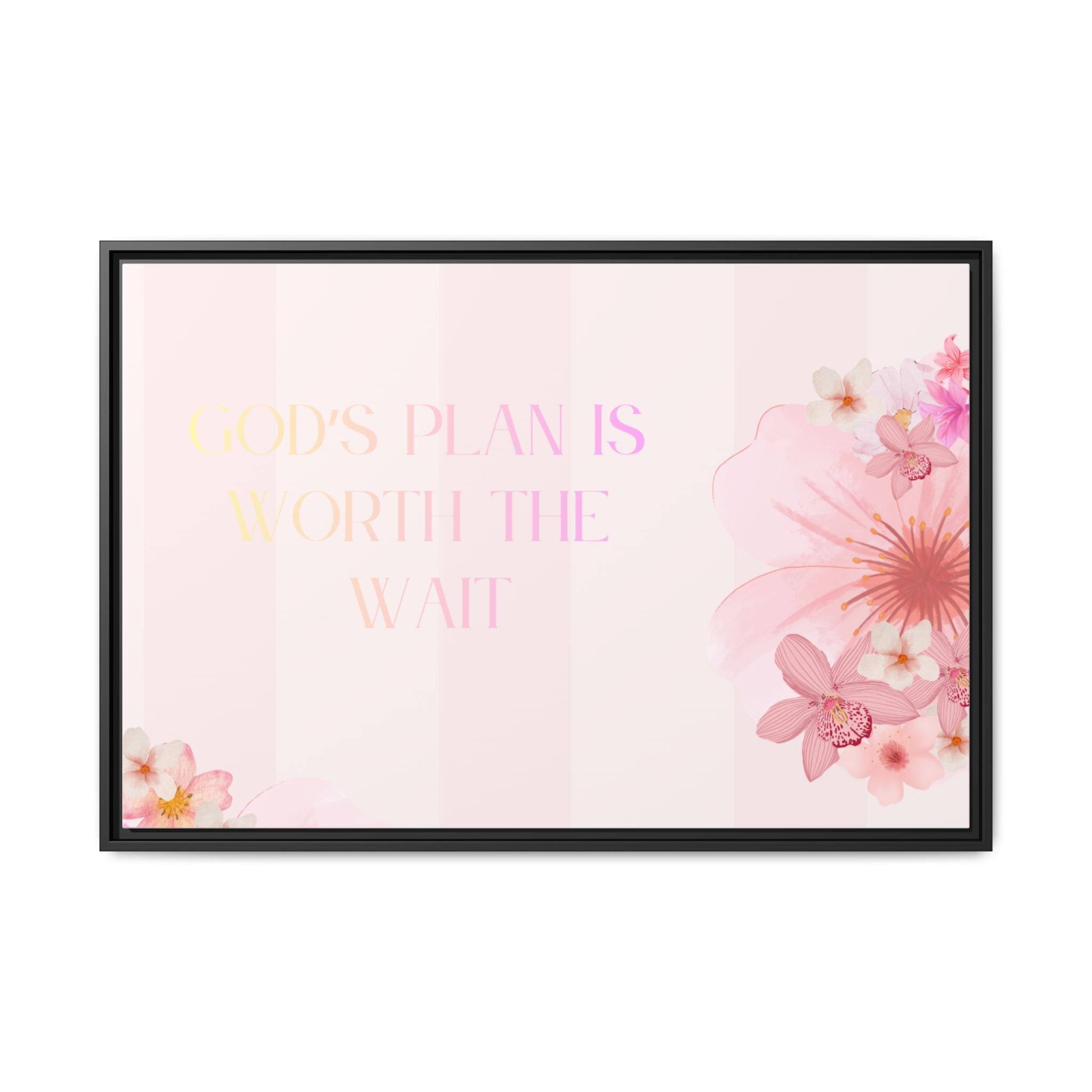 God’s plan canvas