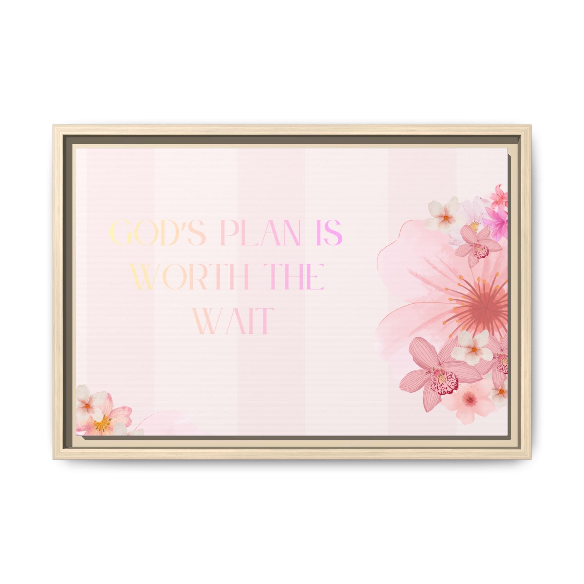 God’s plan canvas