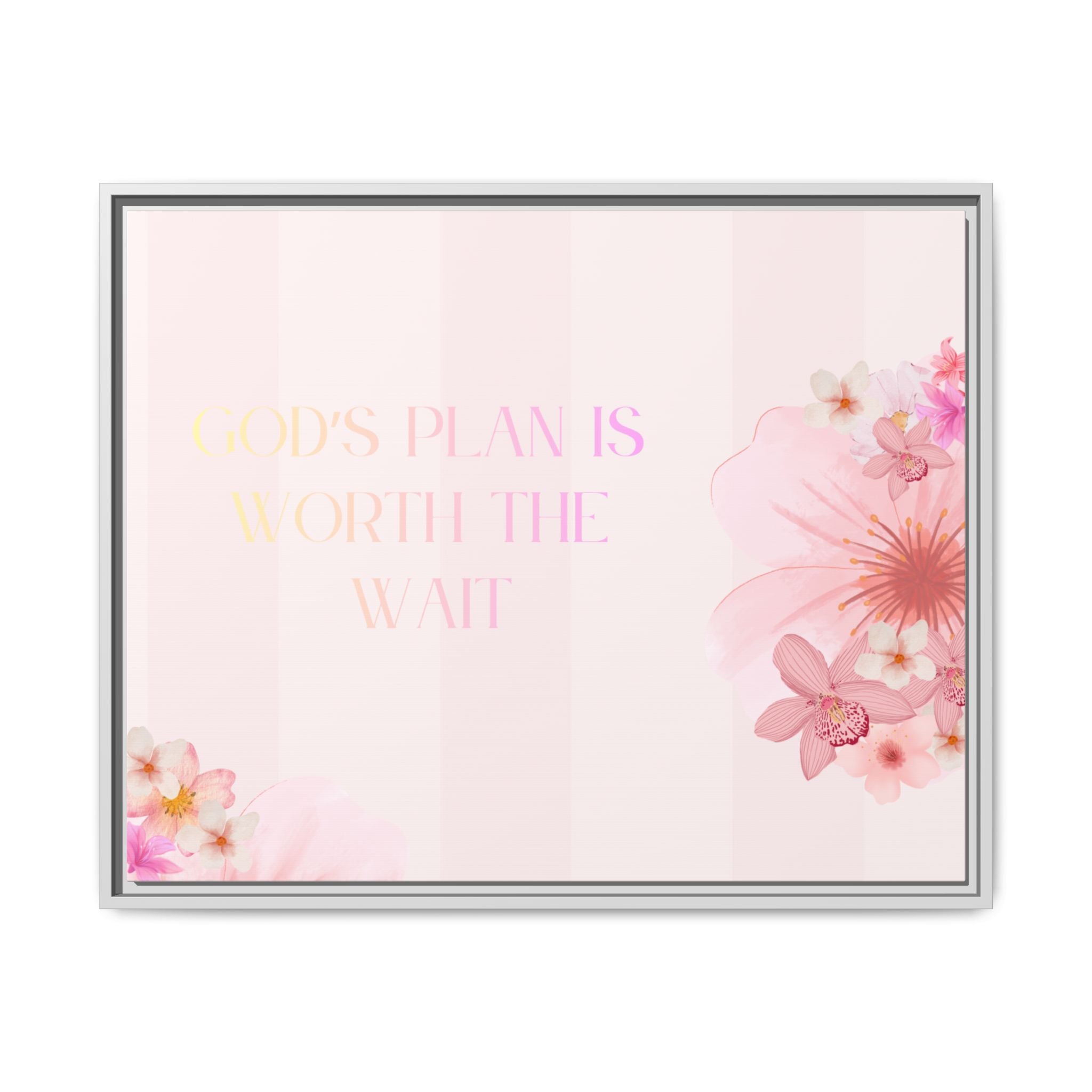 God’s plan canvas