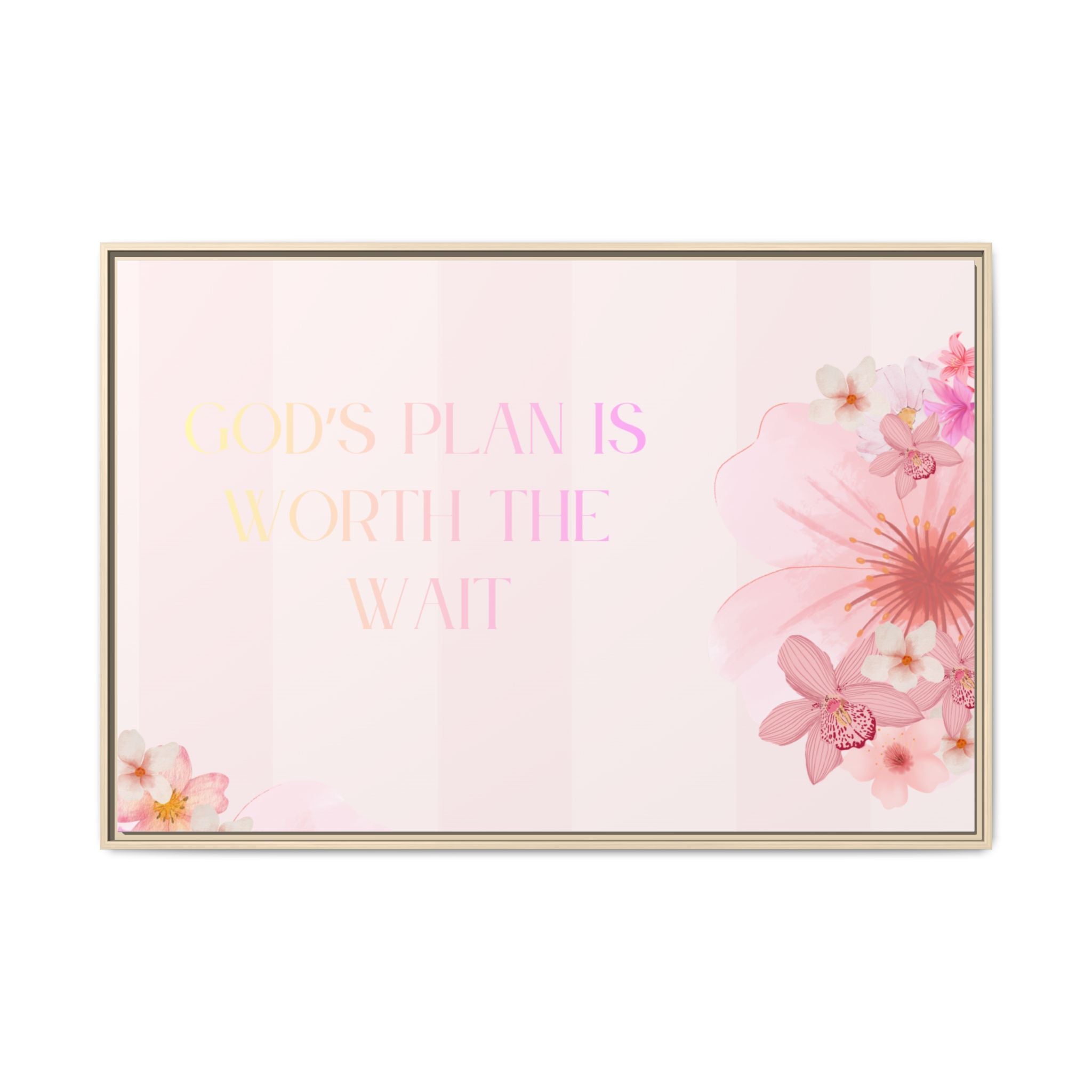 God’s plan canvas