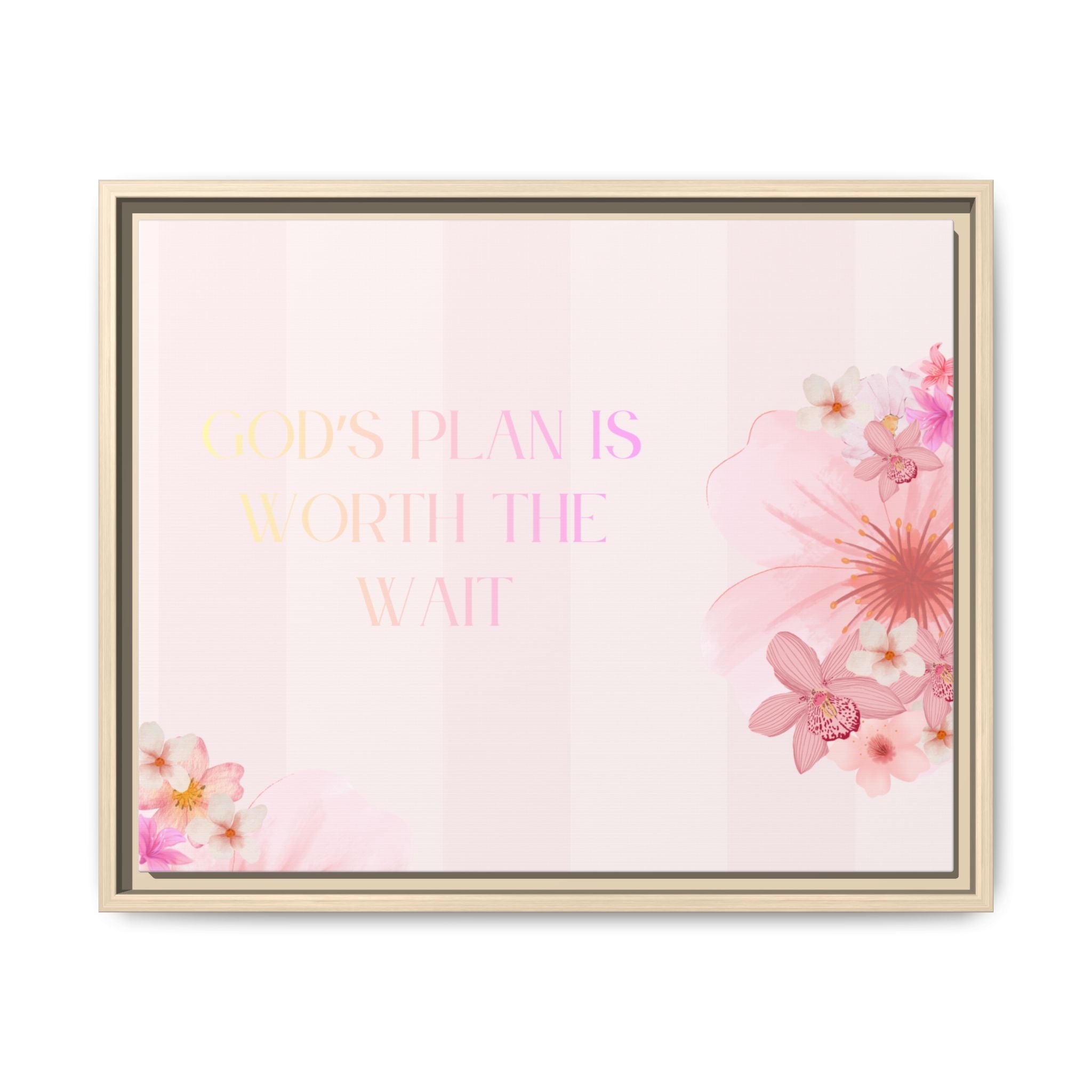God’s plan canvas