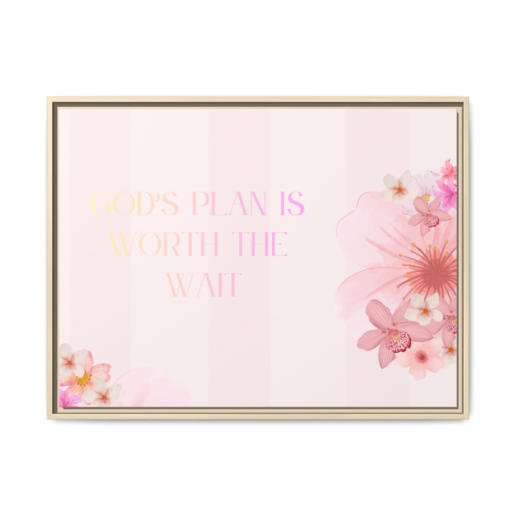 God’s plan canvas