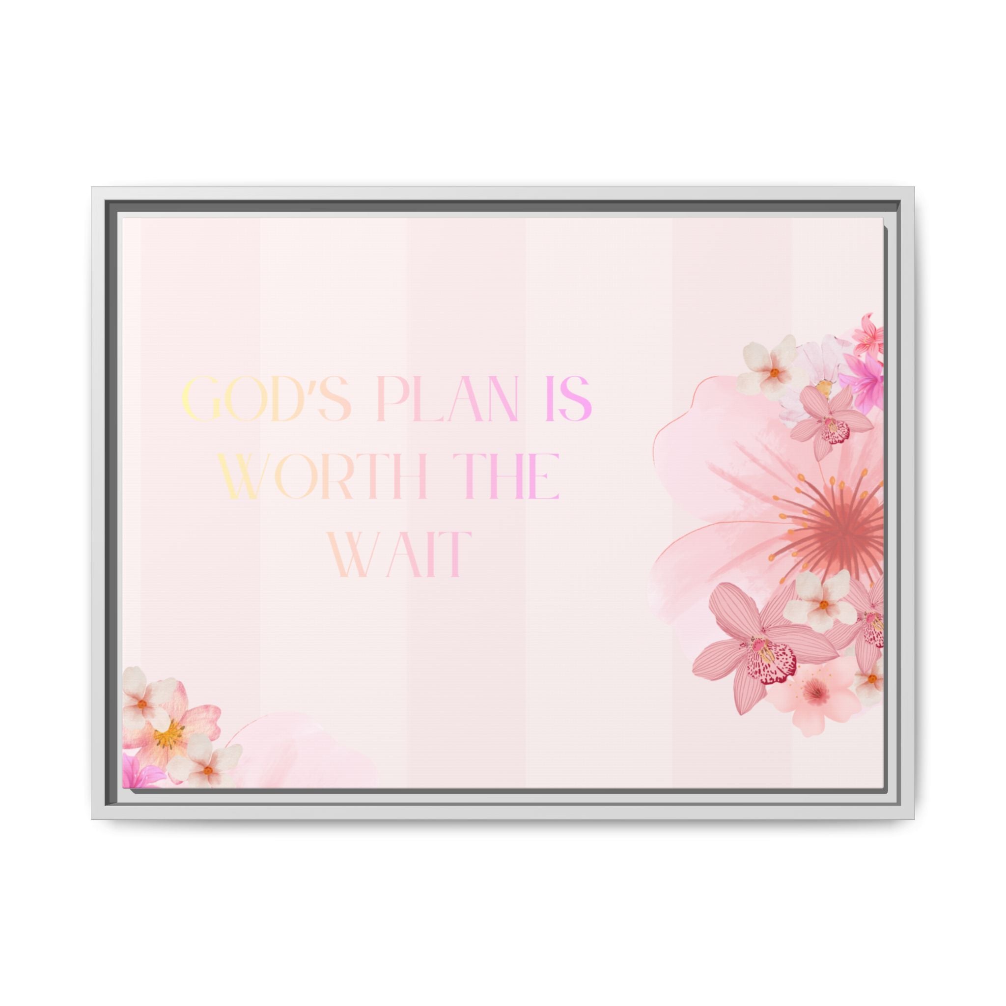 God’s plan canvas
