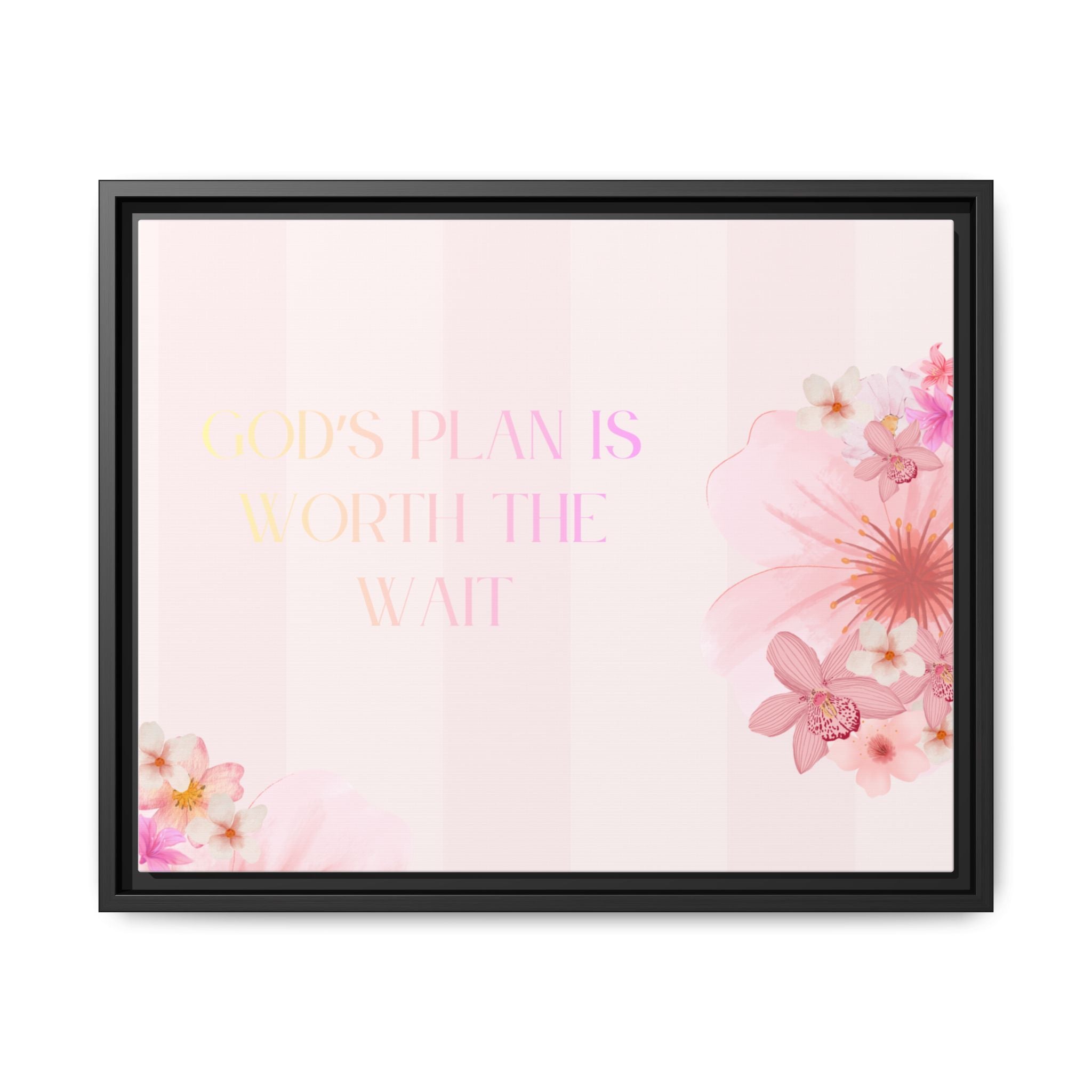 God’s plan canvas