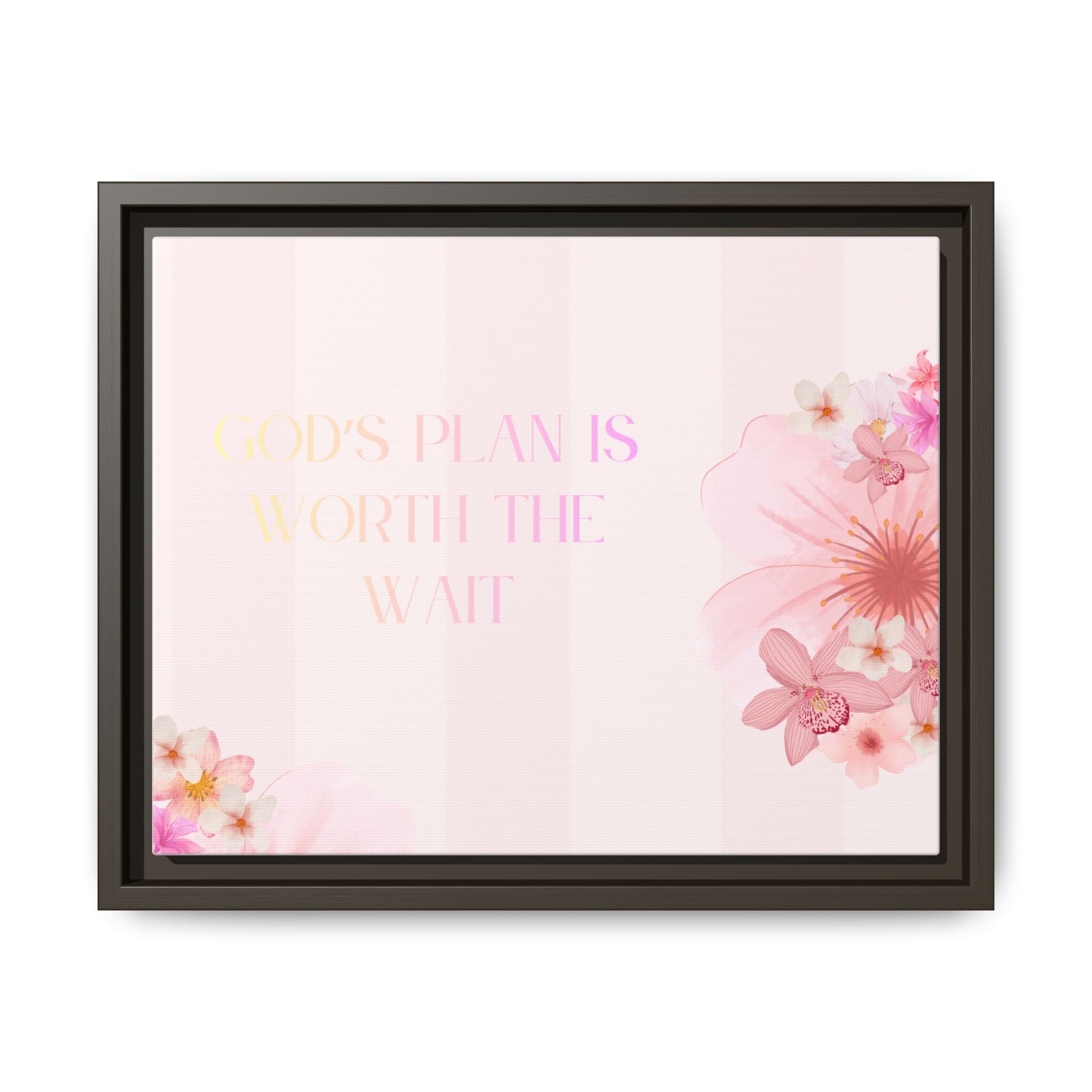 God’s plan canvas