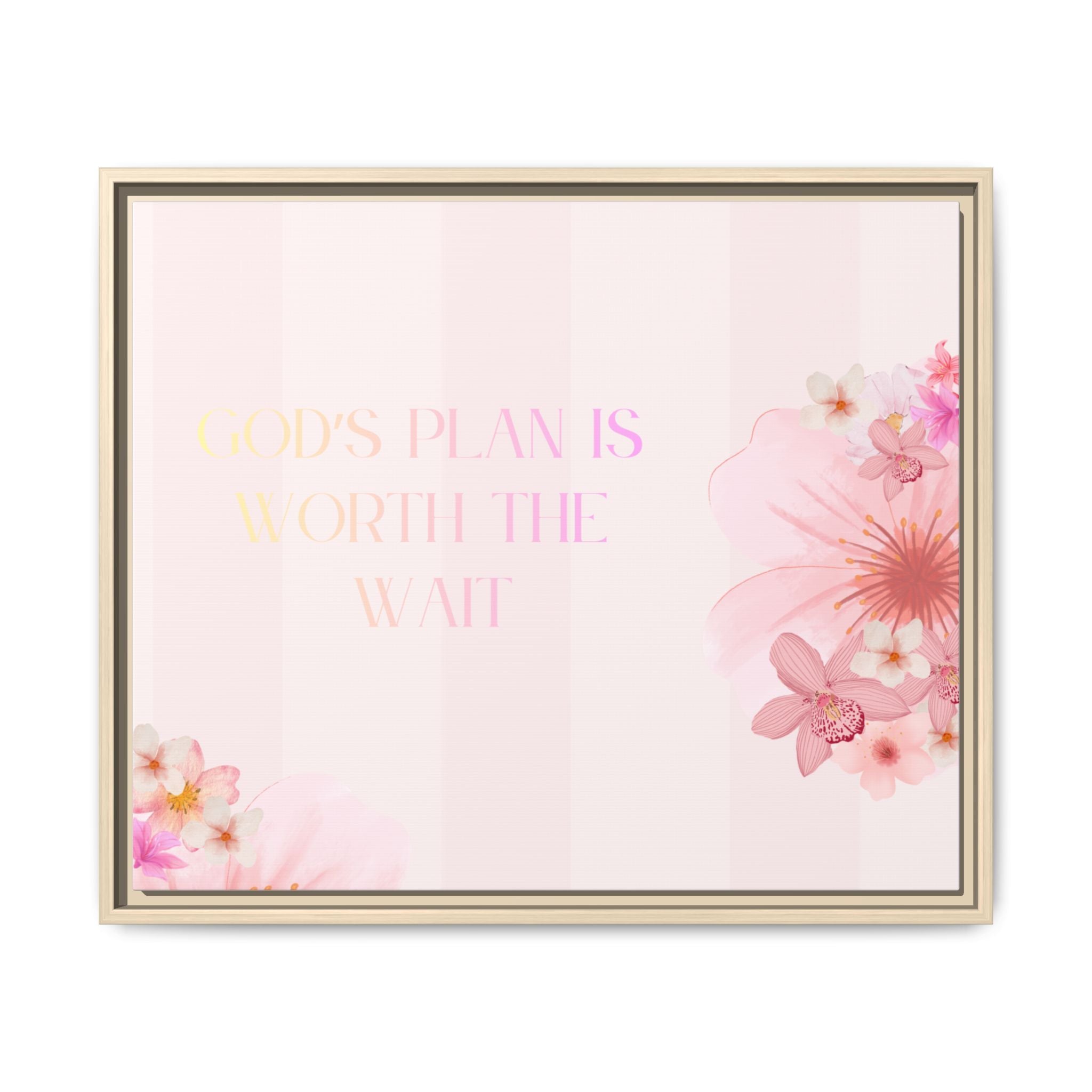 God’s plan canvas
