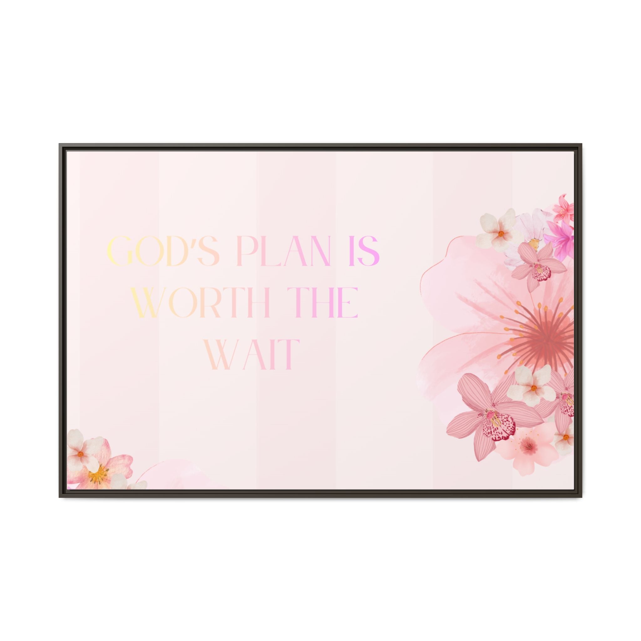 God’s plan canvas