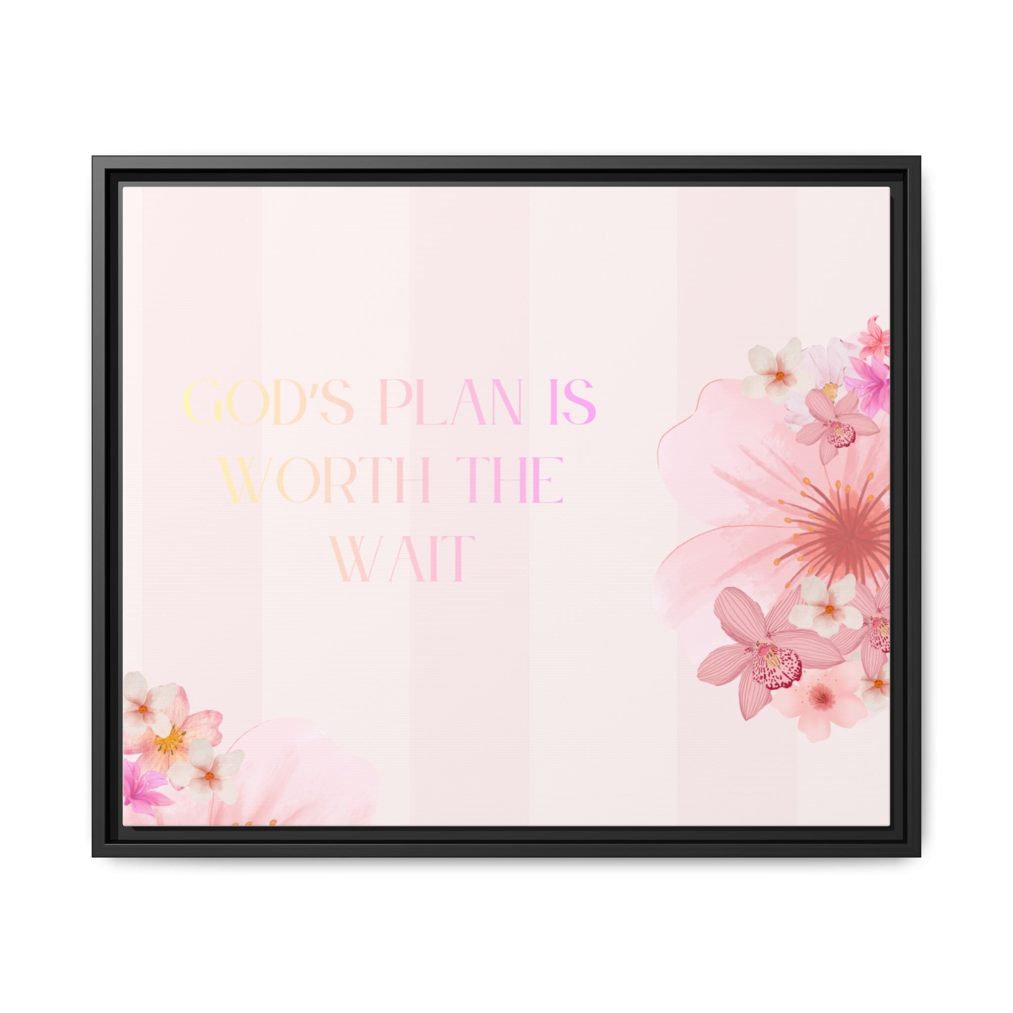 God’s plan canvas