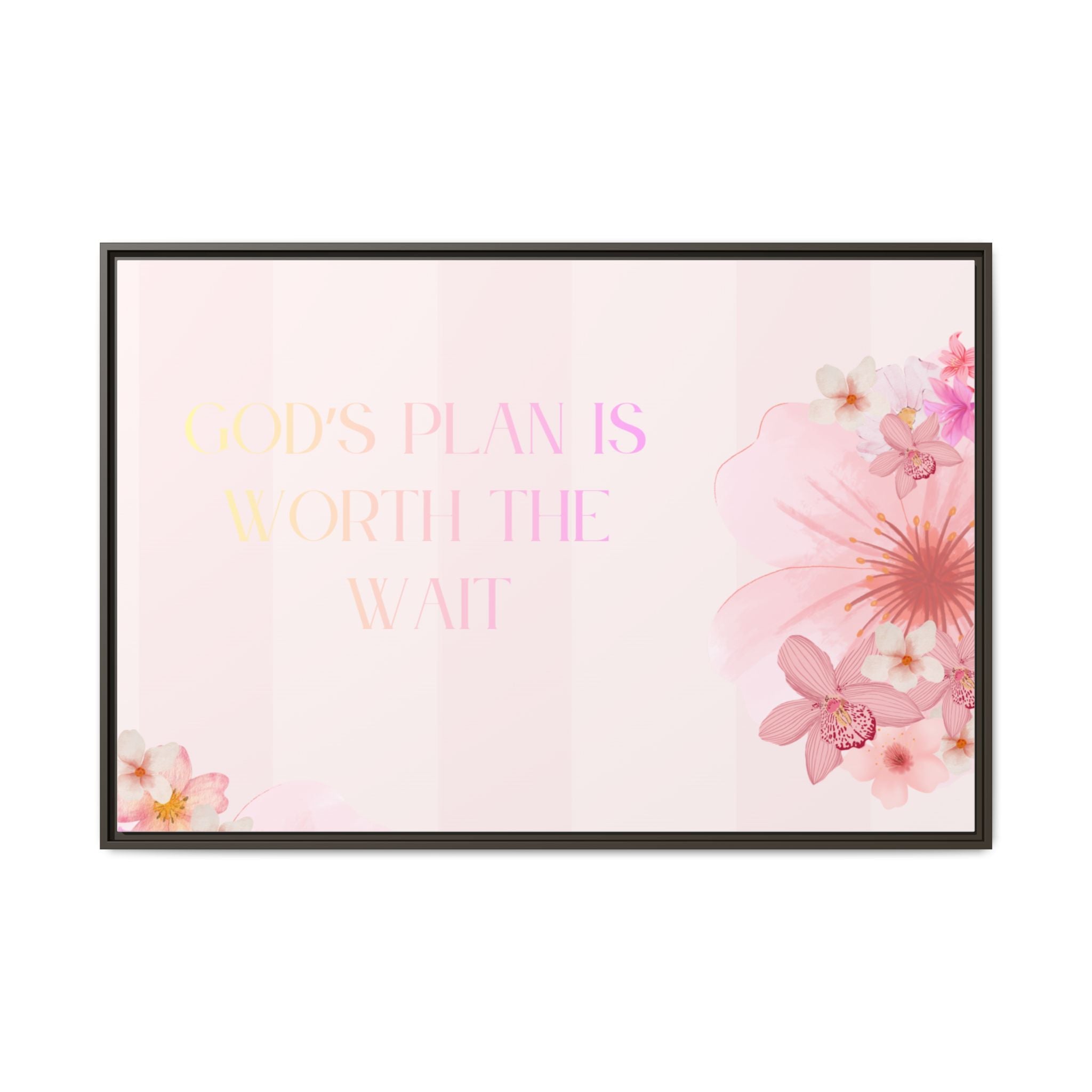 God’s plan canvas