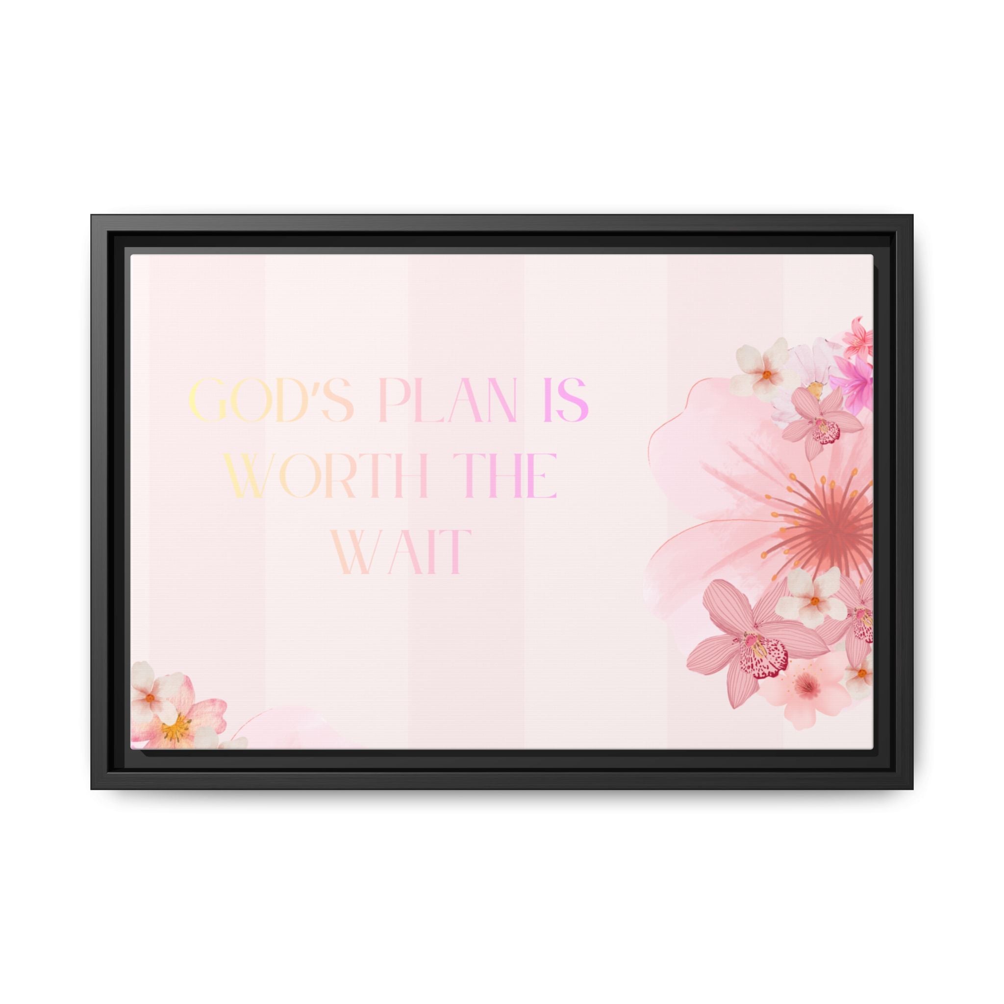 God’s plan canvas