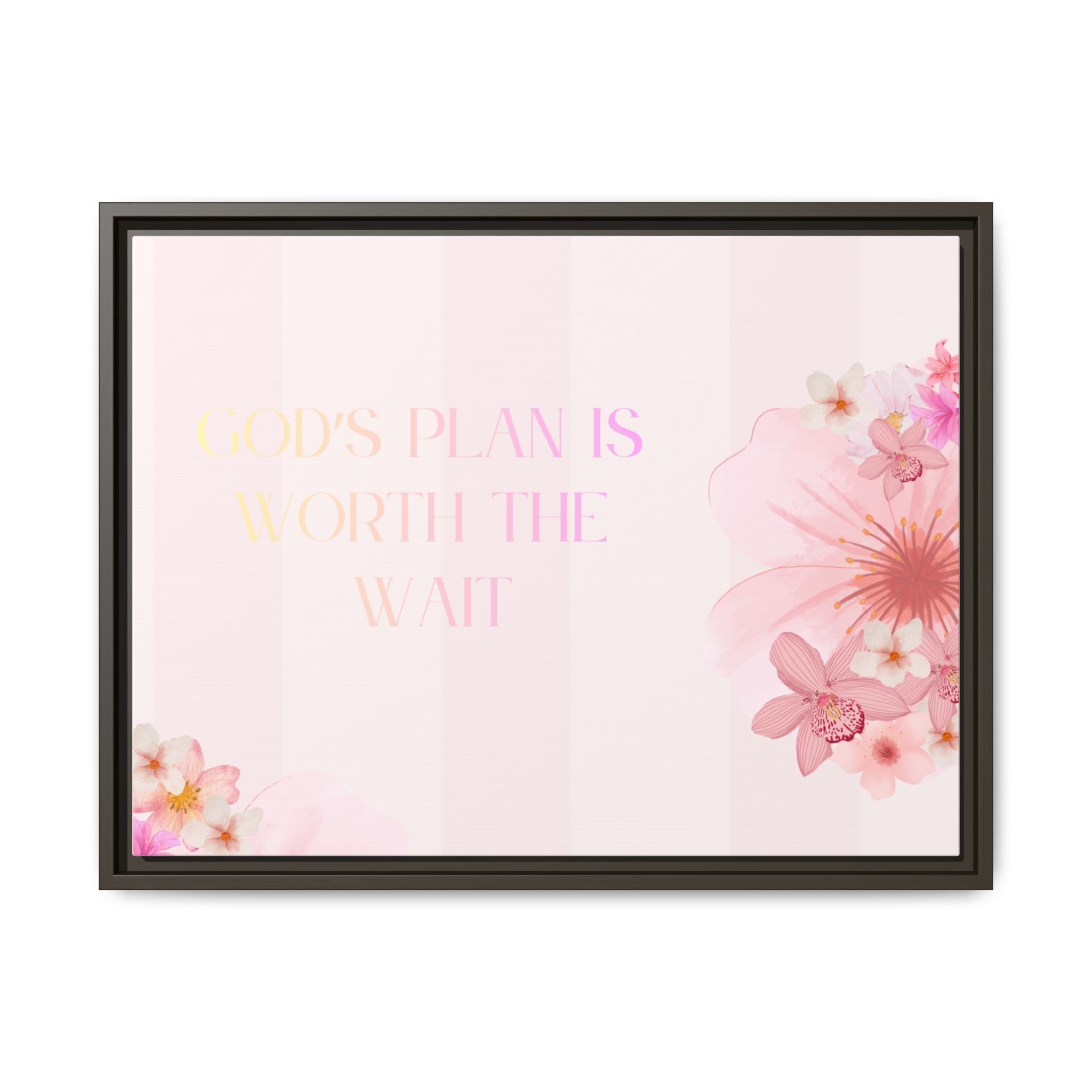 God’s plan canvas