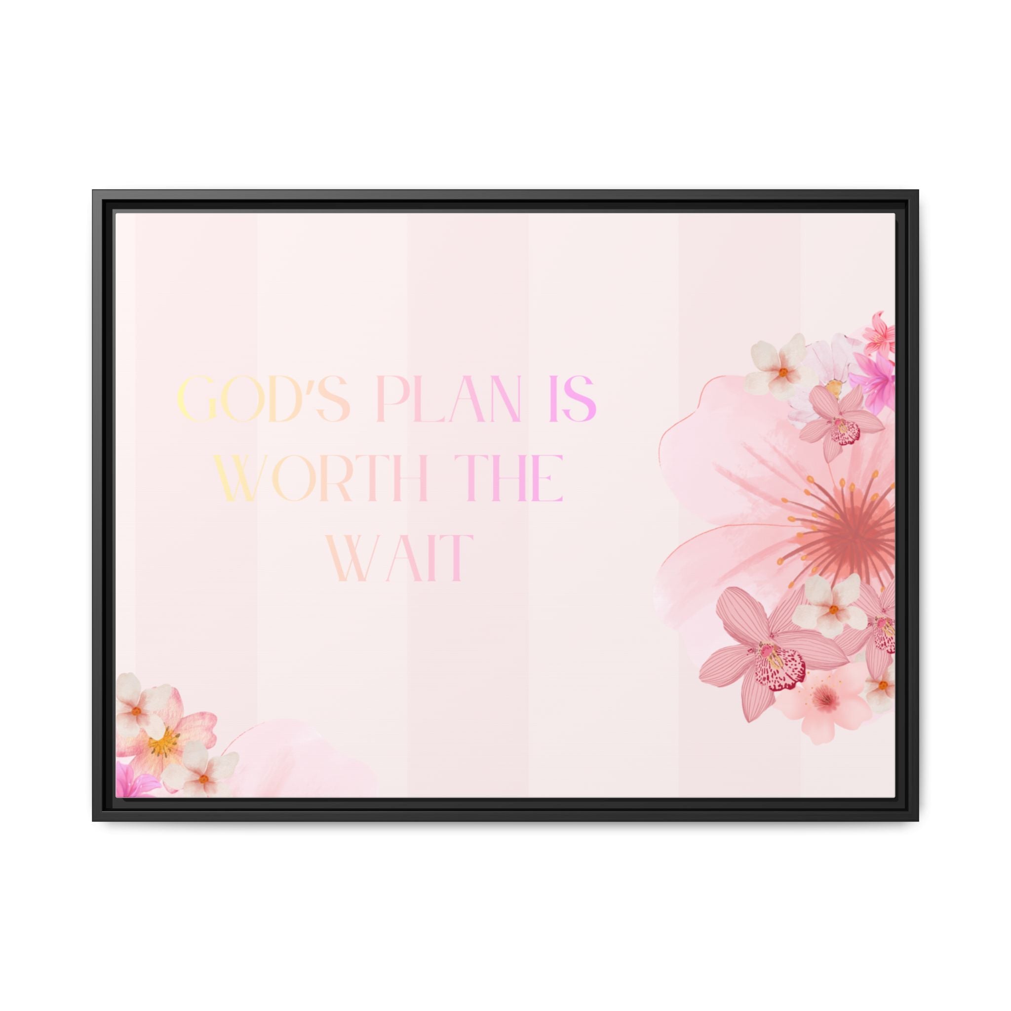 God’s plan canvas