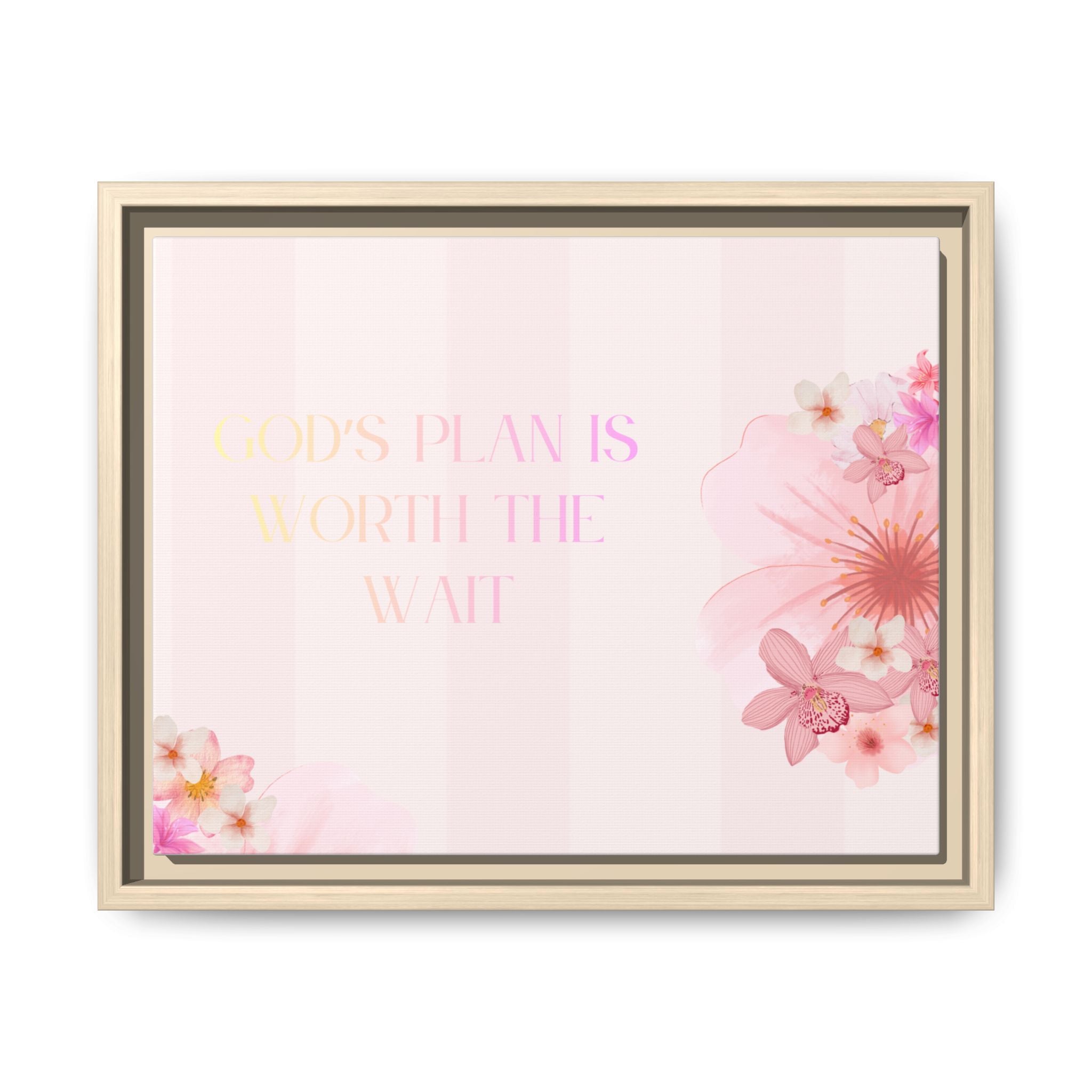 God’s plan canvas