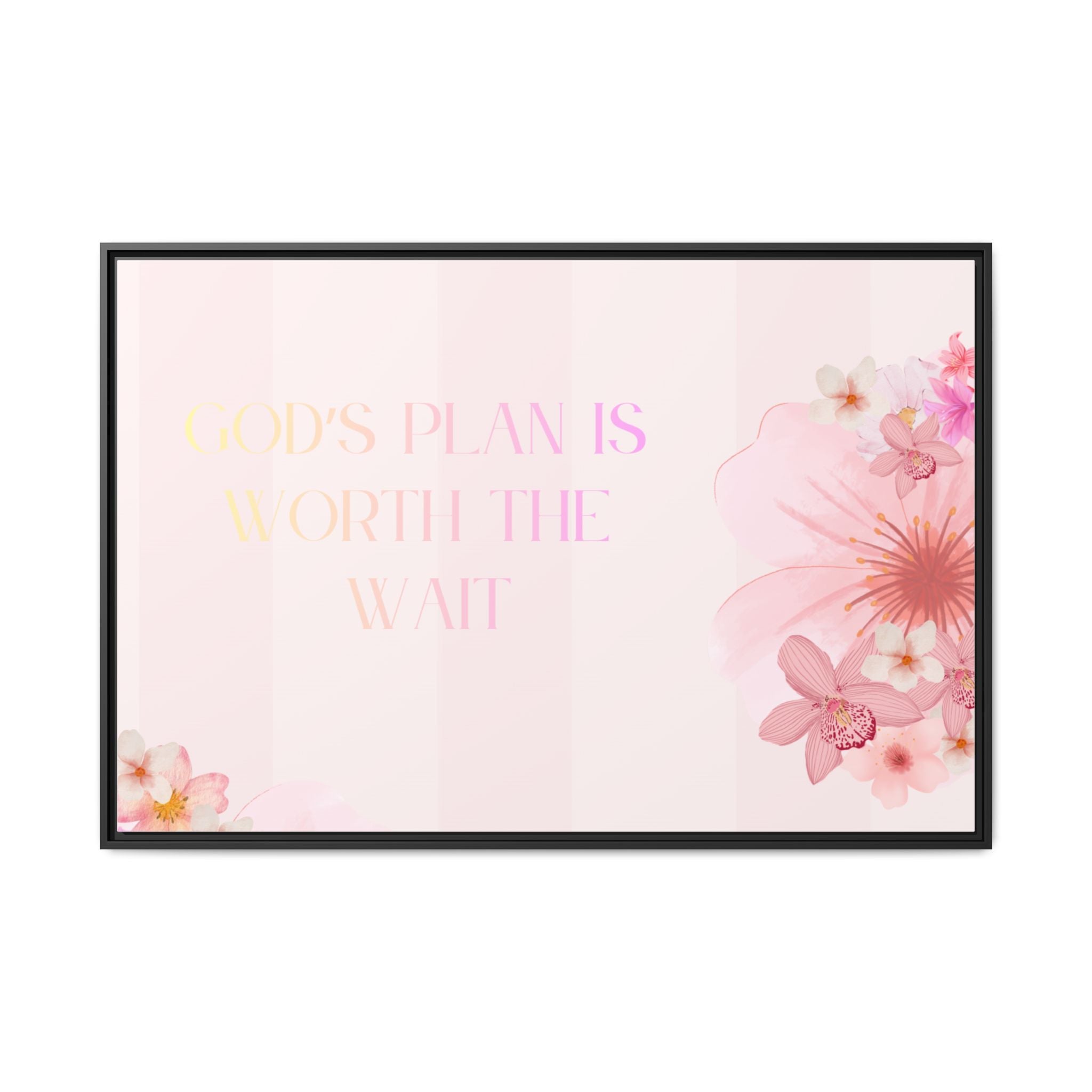 God’s plan canvas