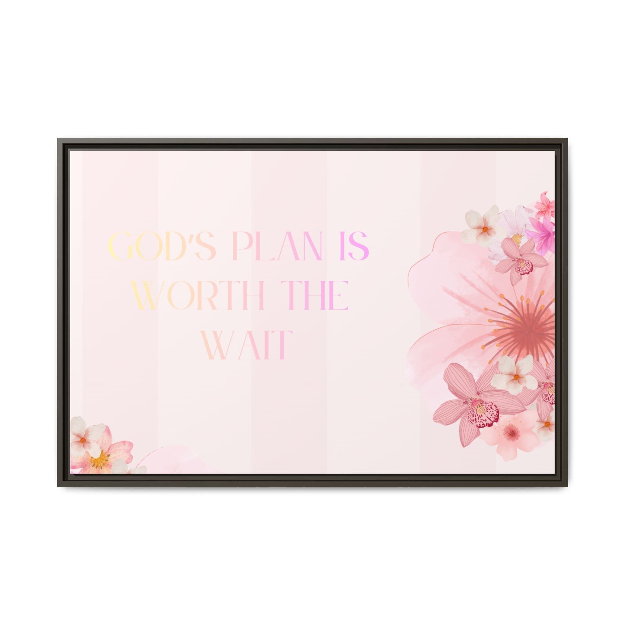 God’s plan canvas
